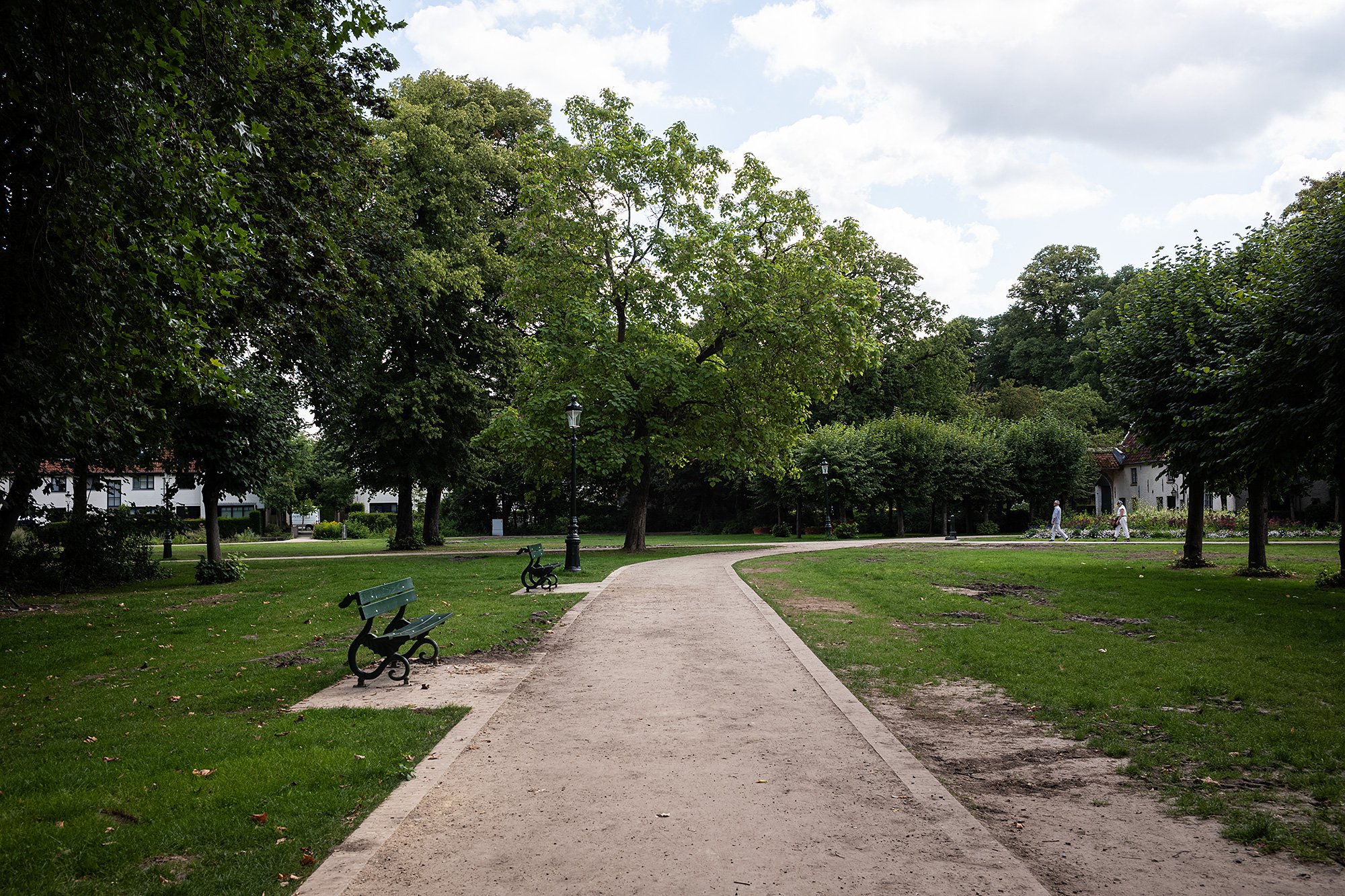 Gunpowder Tower Park. Bruges, Belgium