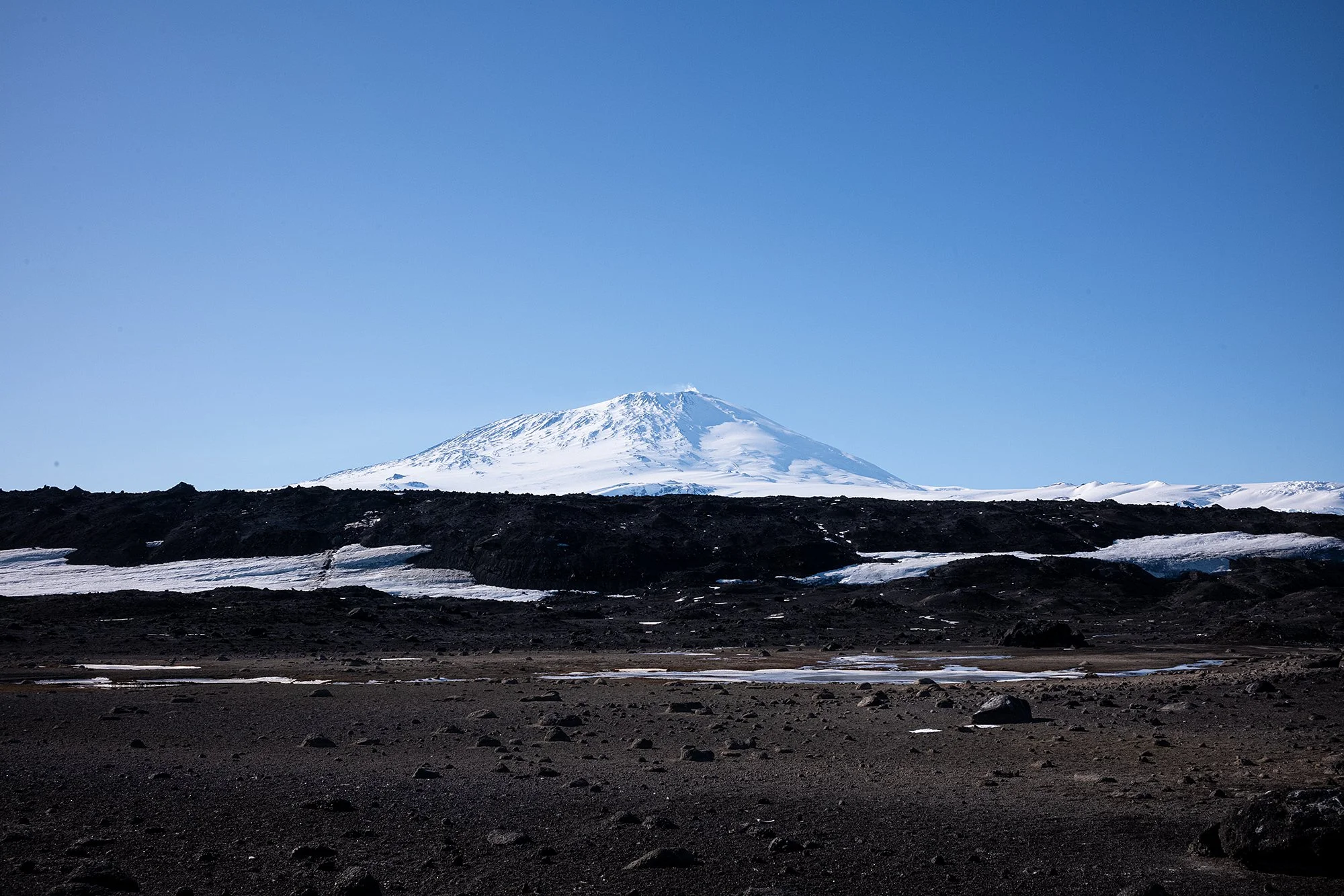 Mt. Erebus. Ross Island, Antarctica.