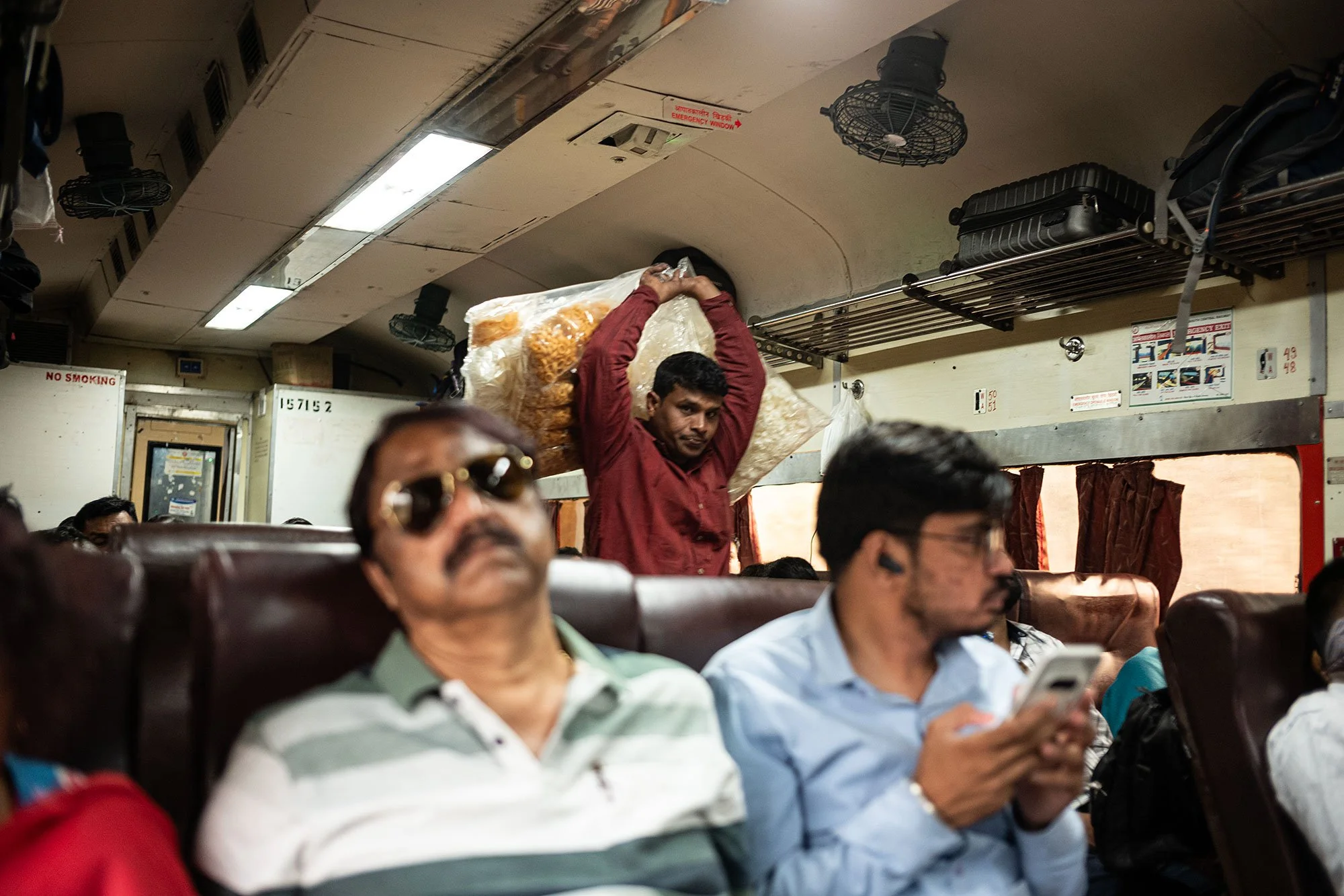 The train to Chhatrapati Sambhajinagar, India.