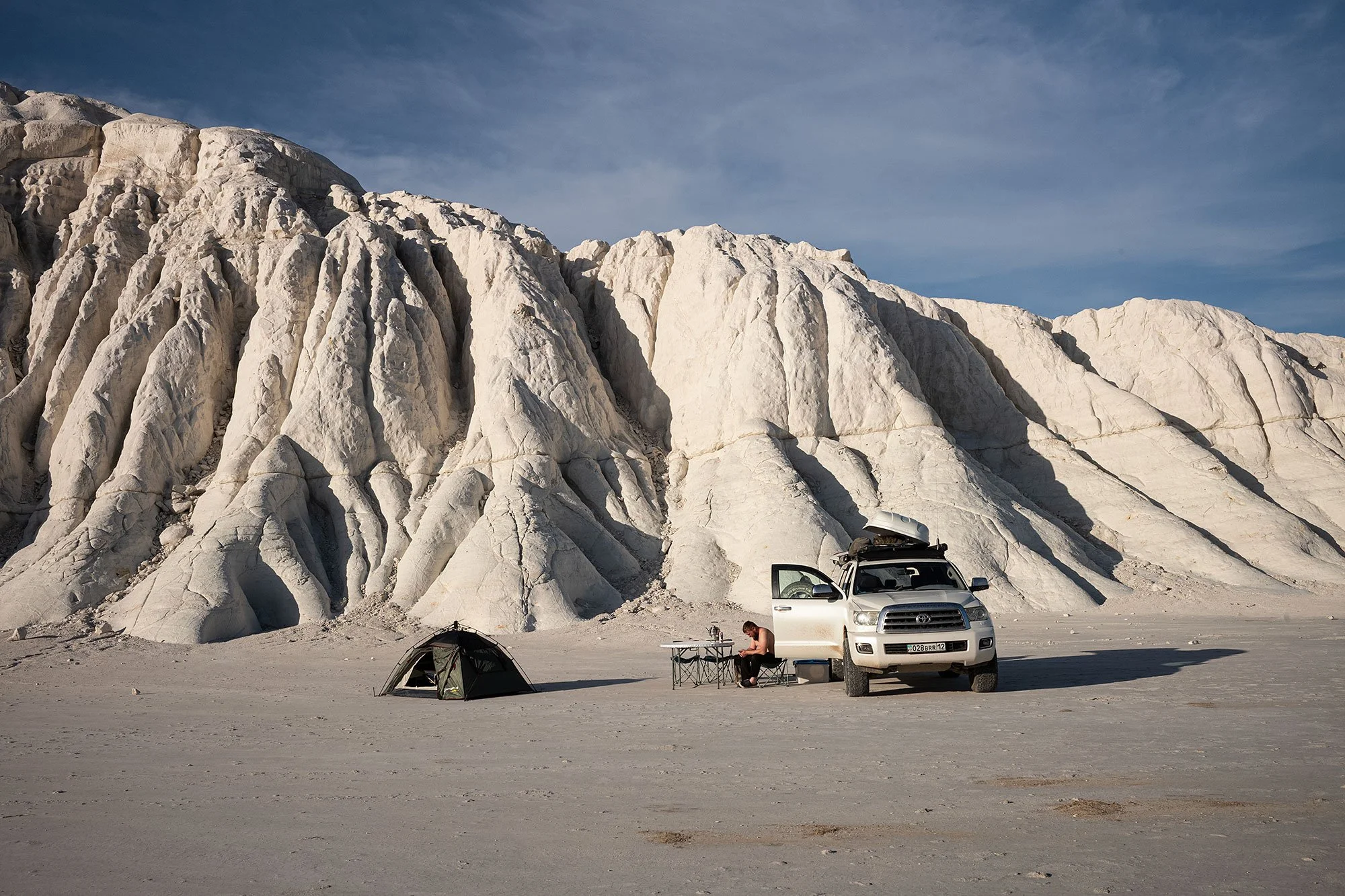 Tuzbair Solonchak. Kyzylsai State Natural Park. Mangystau, Kazakhstan.