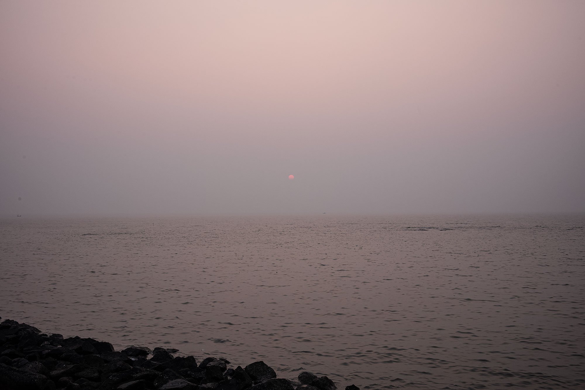 Sunset. Marine Drive. Mumbai, India