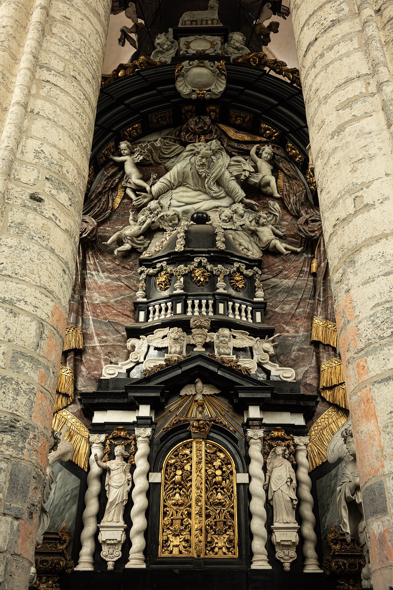 Saint Nicholas' Church. Ghent, Belgium.