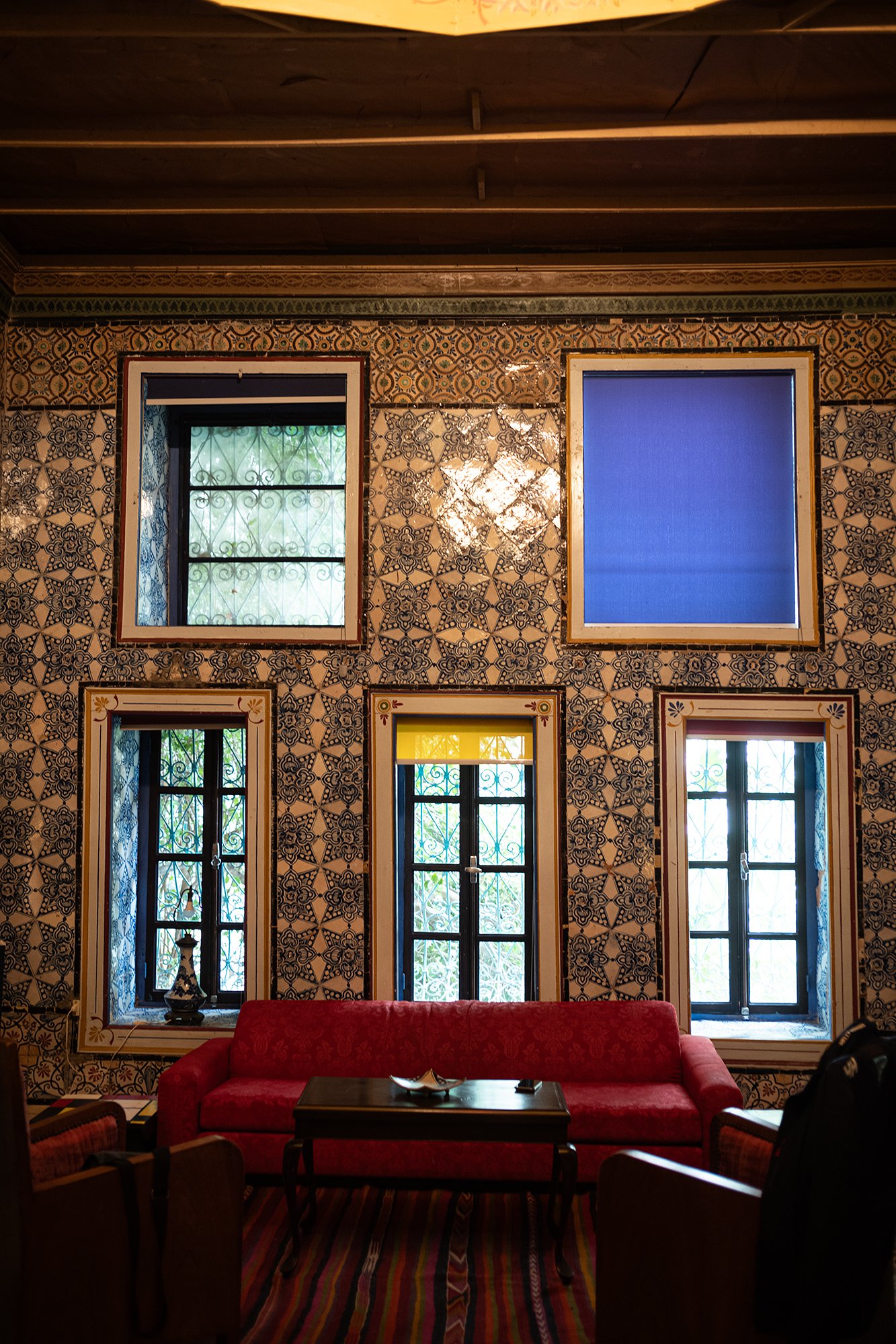 La Chambre Blue. Medina de Tunis, Tunisia