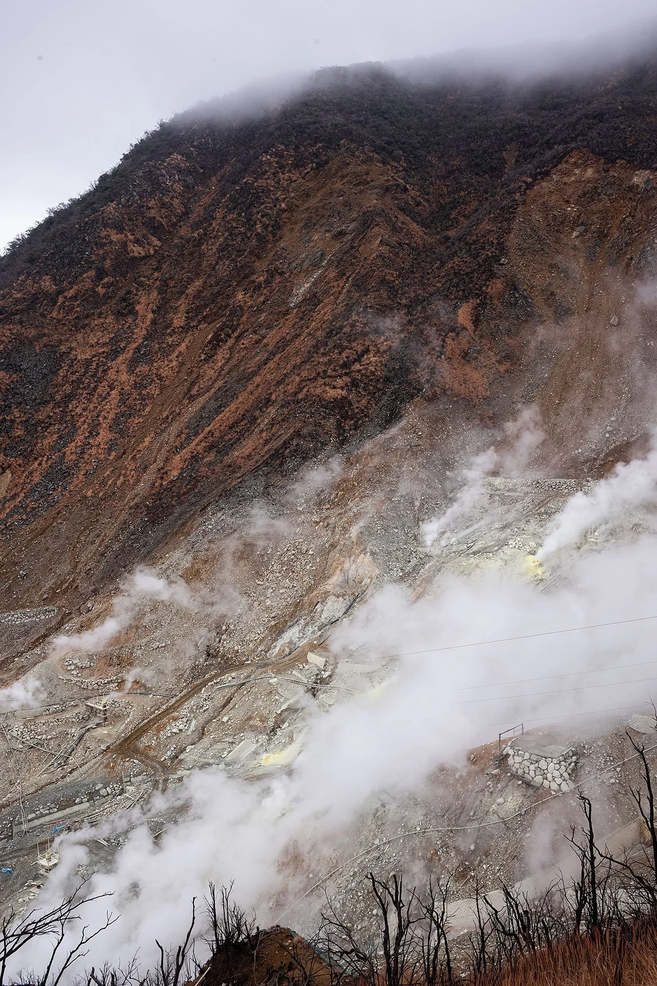Hakone Ropeway Ōwakudani Station. Japan.