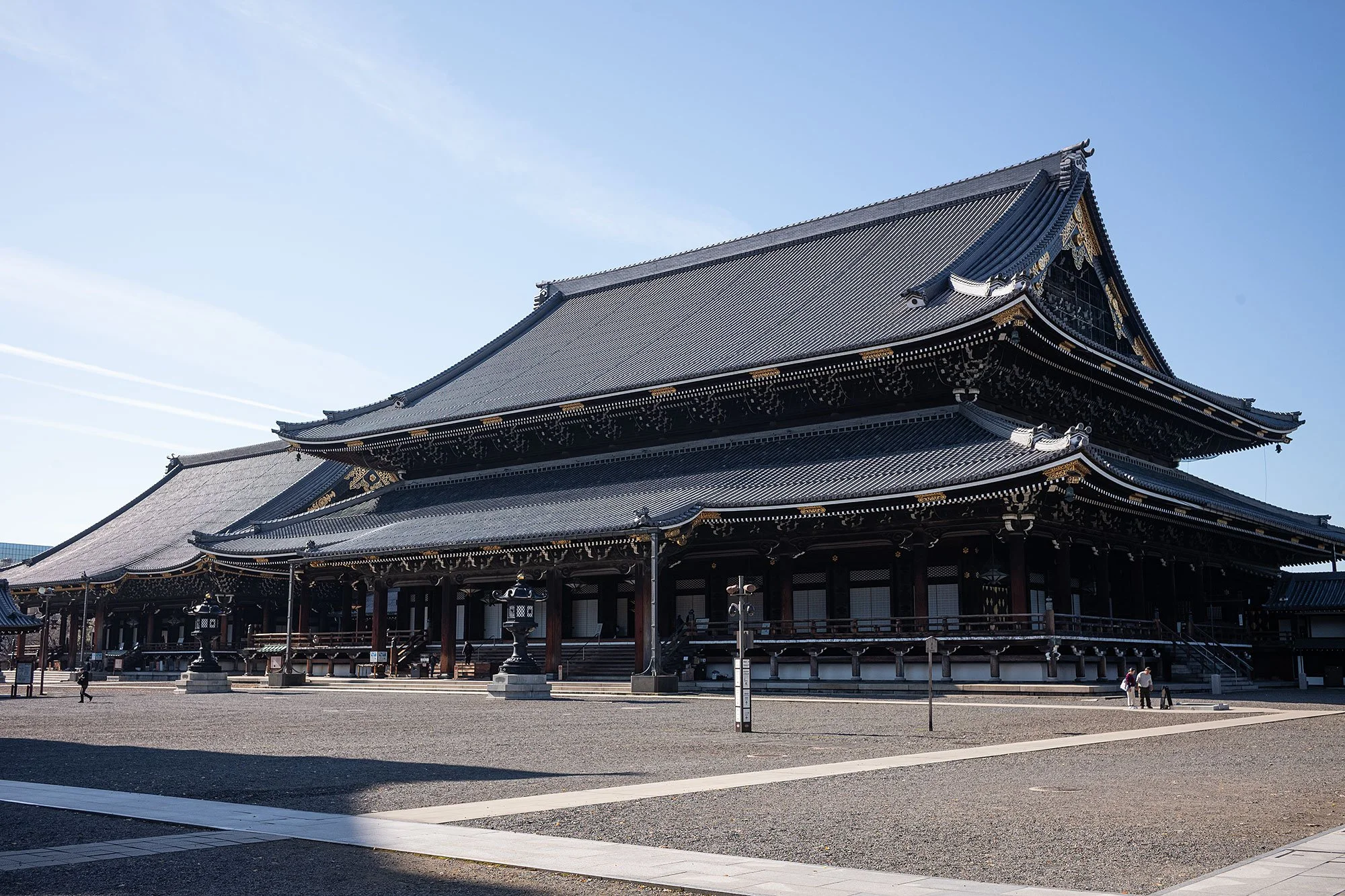 Higashi Hongan-ji Temple. Kyoto, Japan.