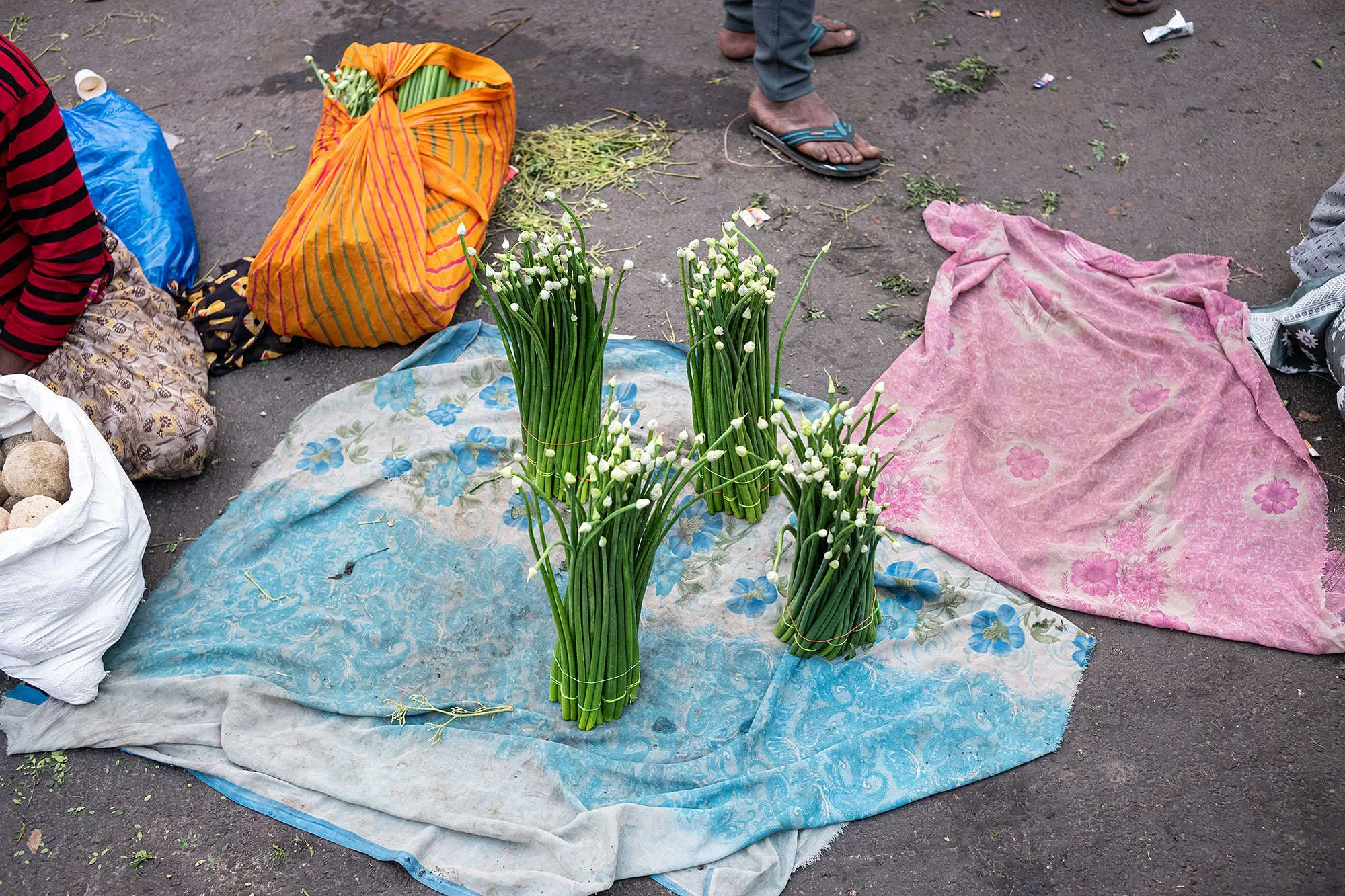Bandar vegetable market Mumbai, India.