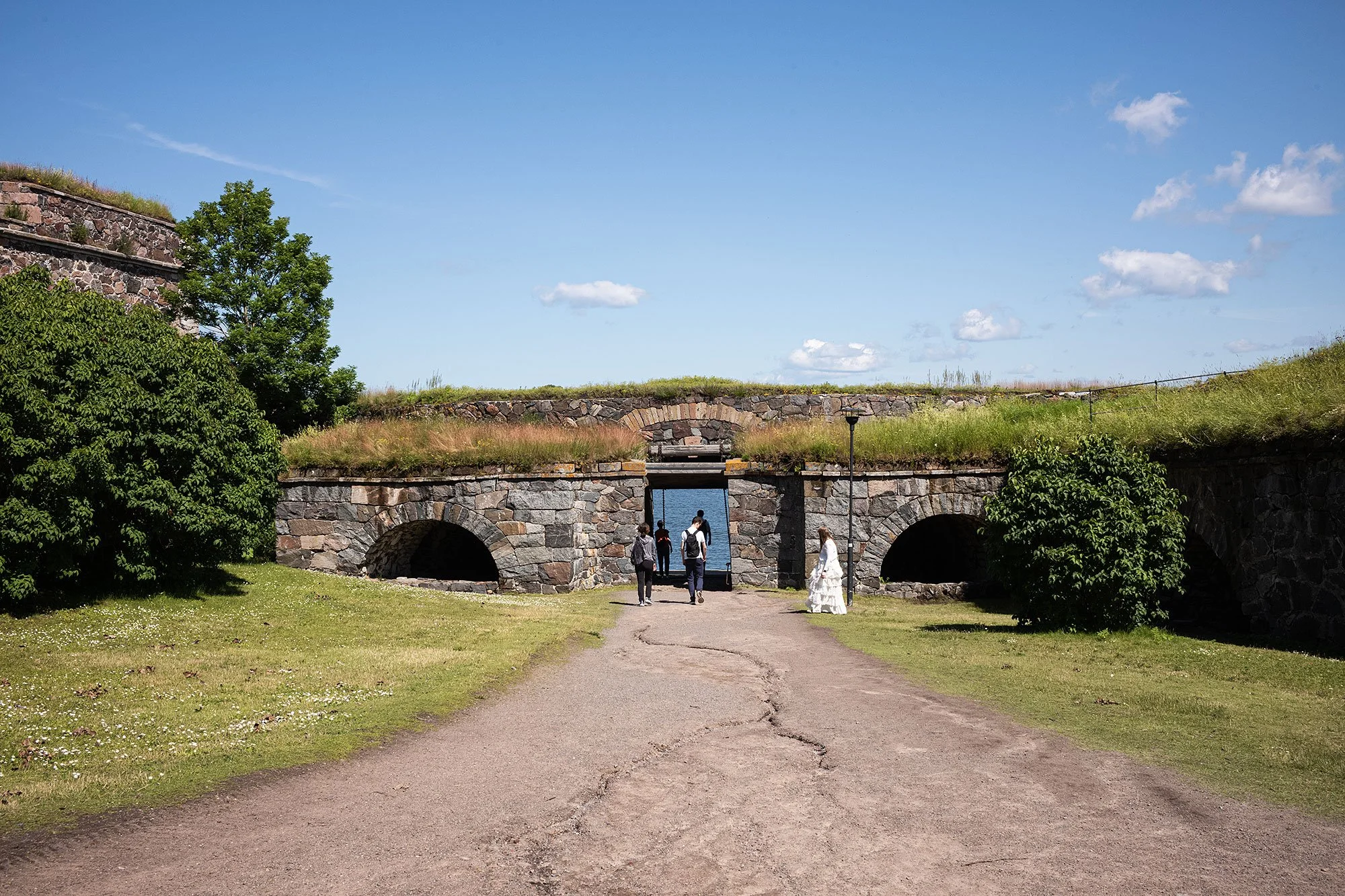 The King's Gate. Suomenlinna. Helsinki Finland.