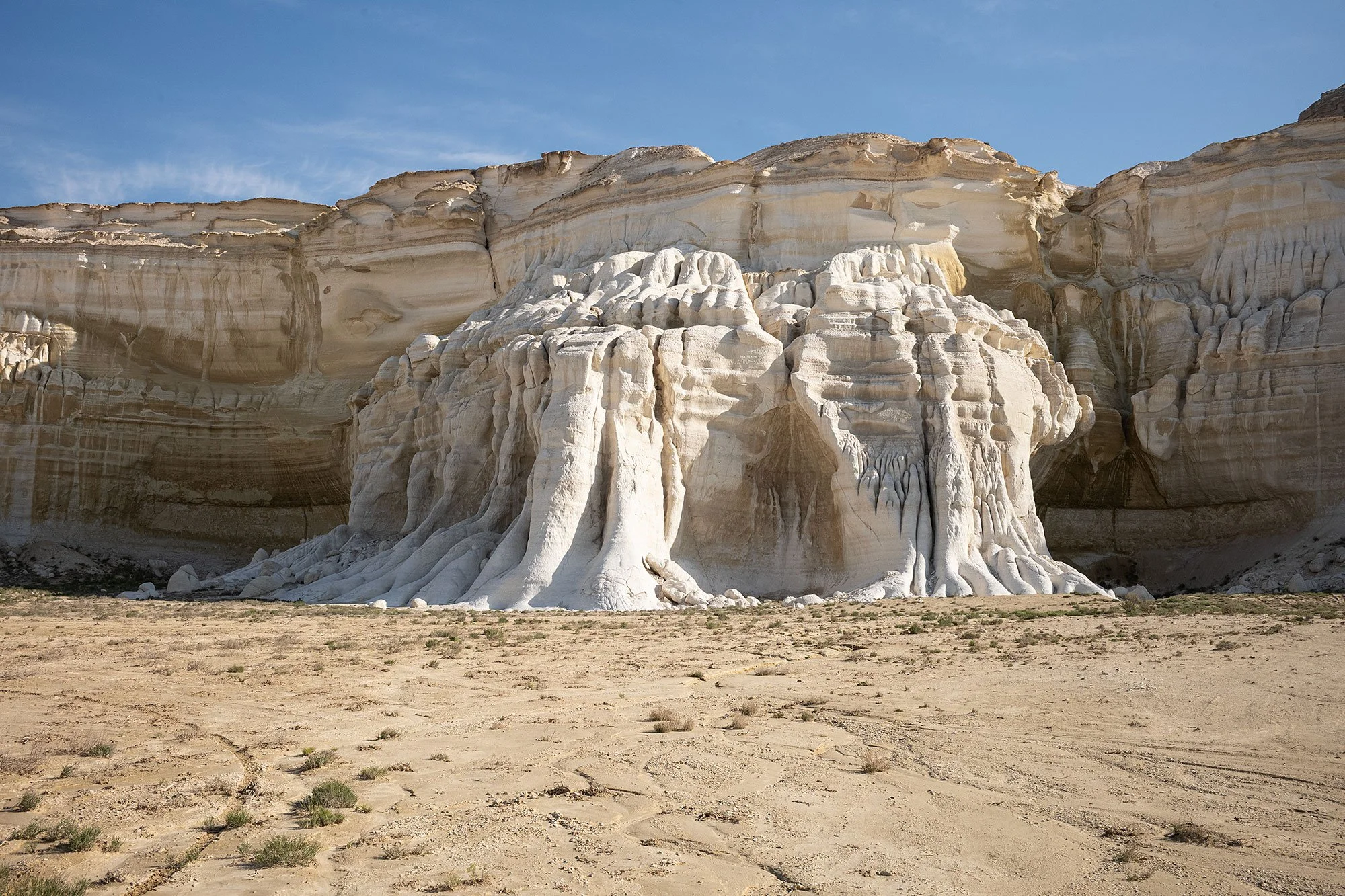 Tuzbair Salt Marsh (Sor Tuzbair), Mangystau, Kazakhstan.