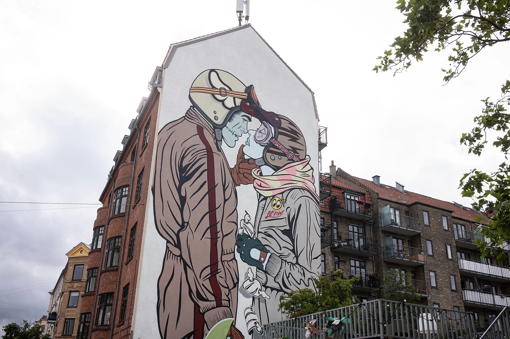 Them the brakes by D*Face. Copenhagen, Denmark.