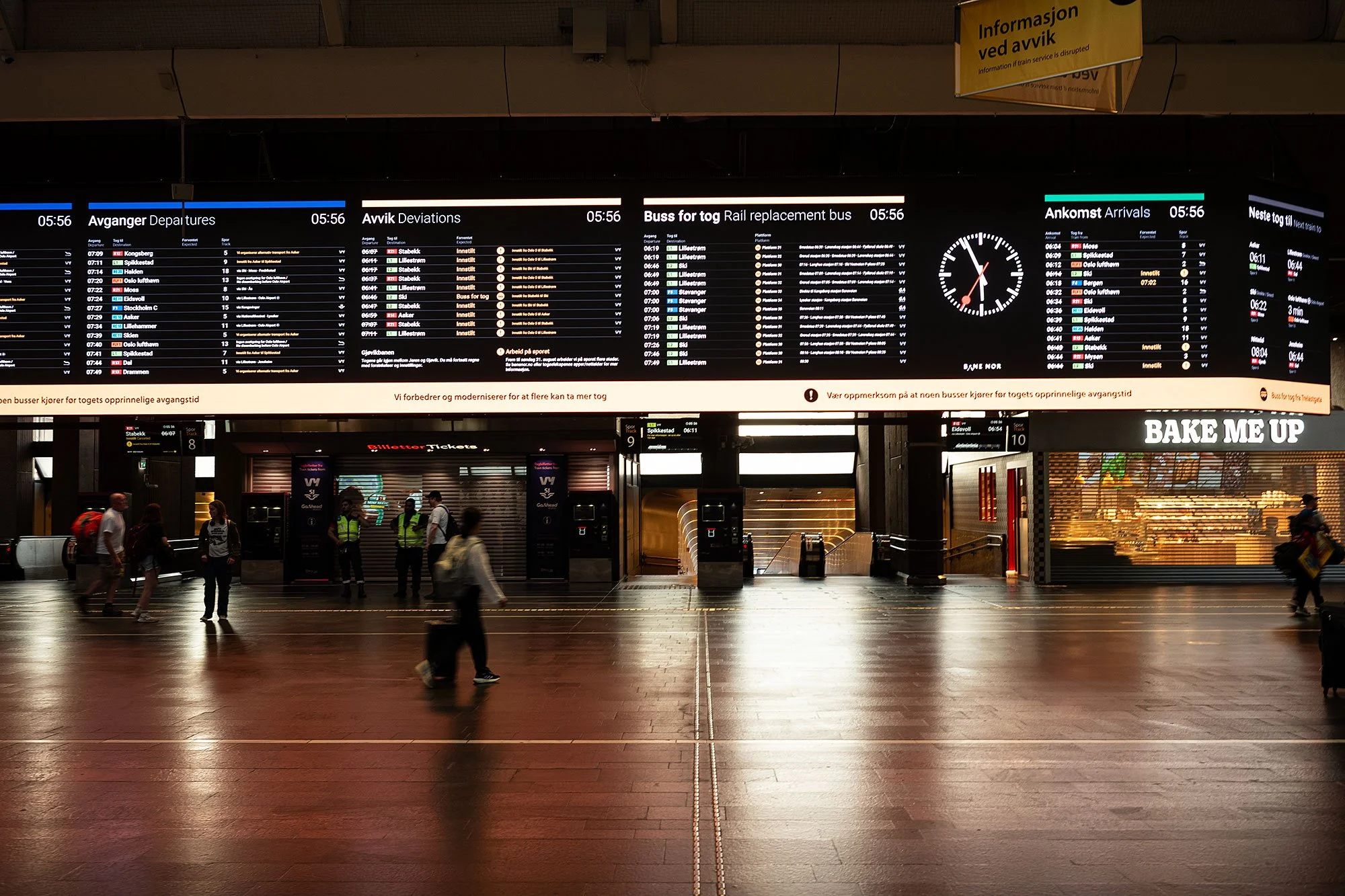 Oslo central station, Norway.