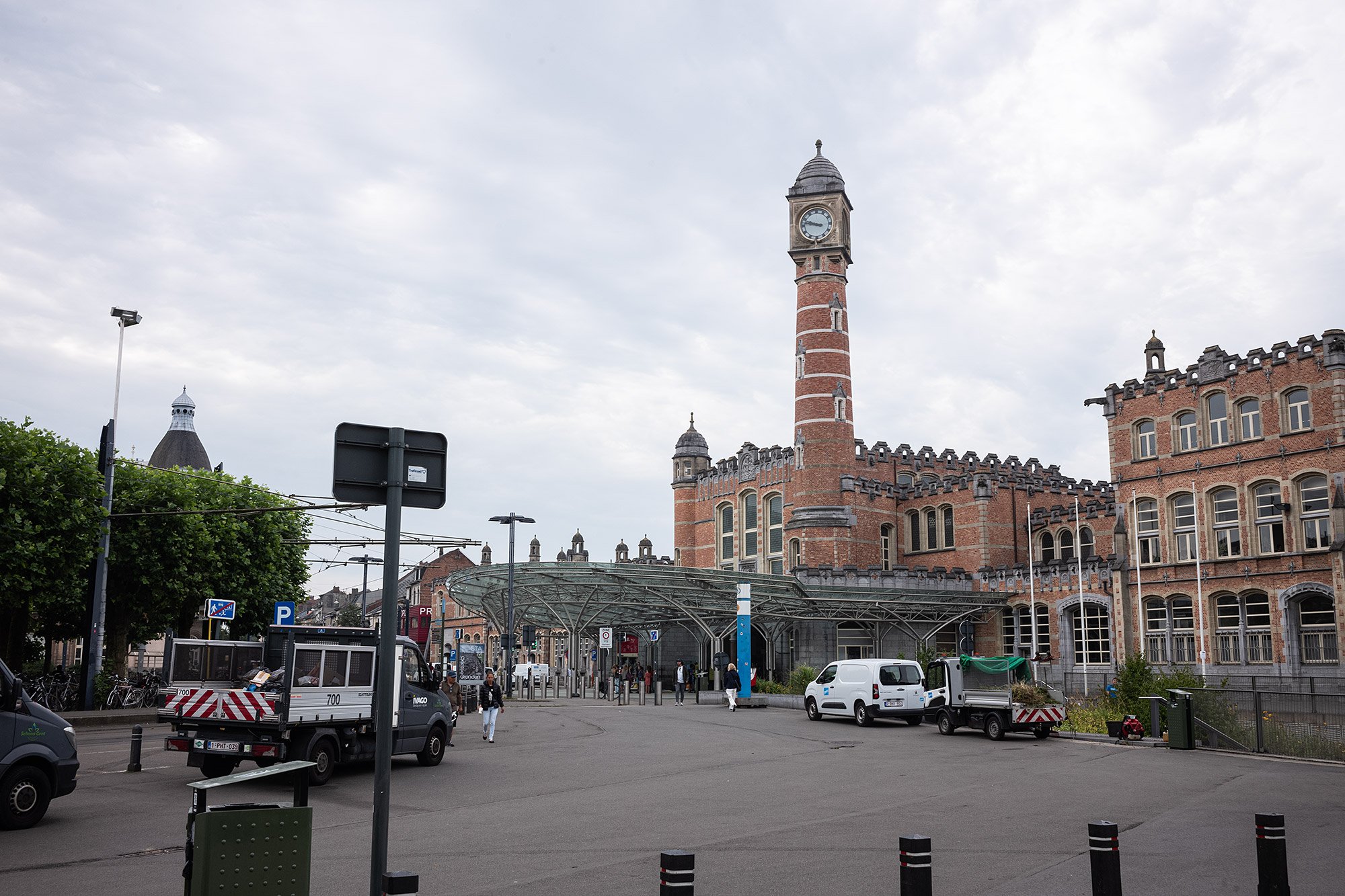 Gent-Sint-Pieters station. Ghent, Belgium.