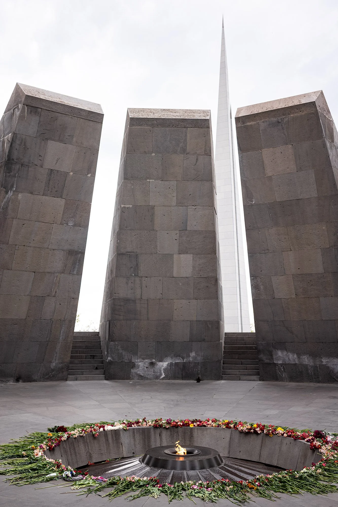 Tsitsernakaberd Armenian Genocide Memorial Complex. Yerevan, Armenia.