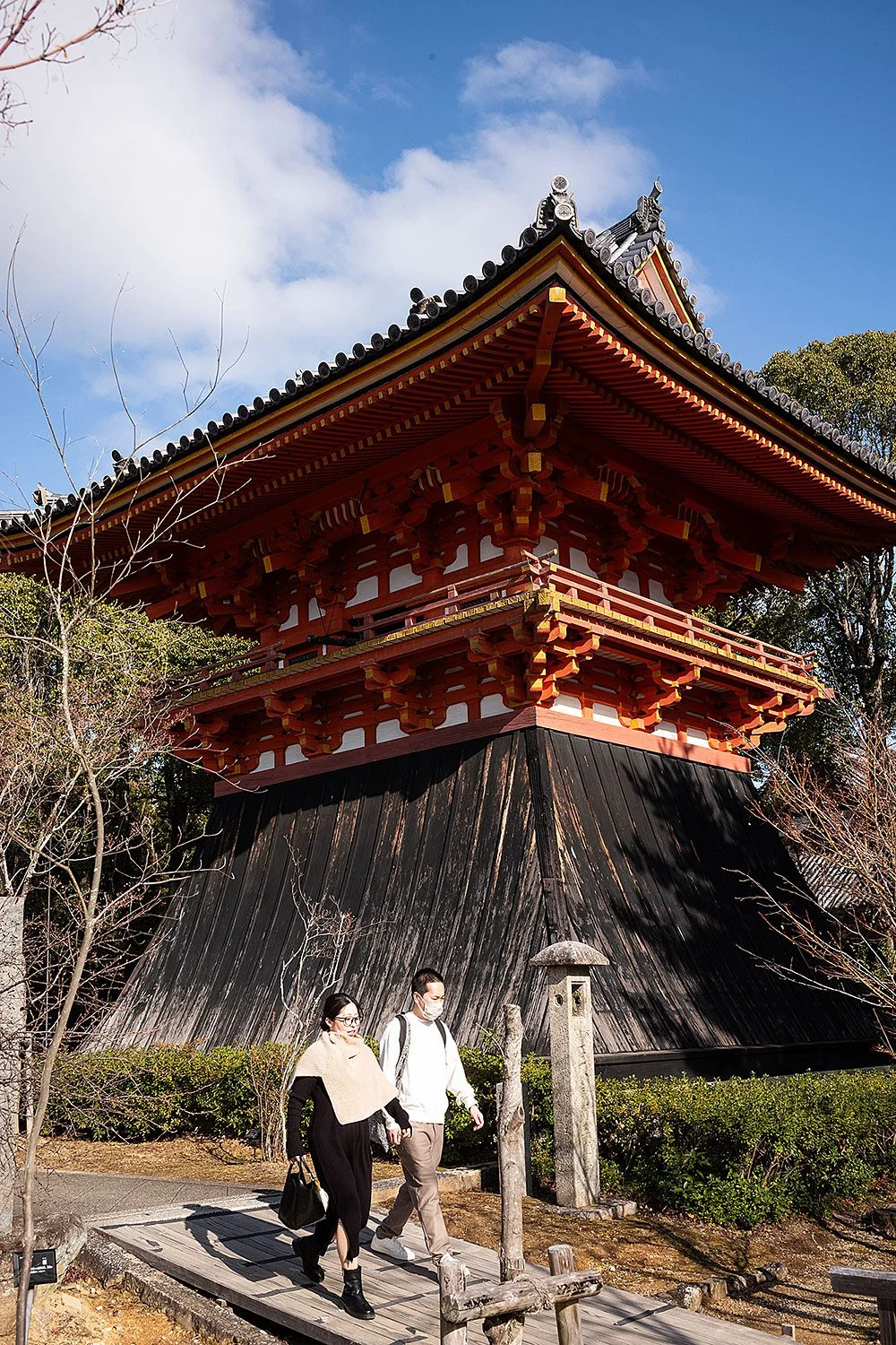 Ninna-ji Temple complex in Kyoto, Japan