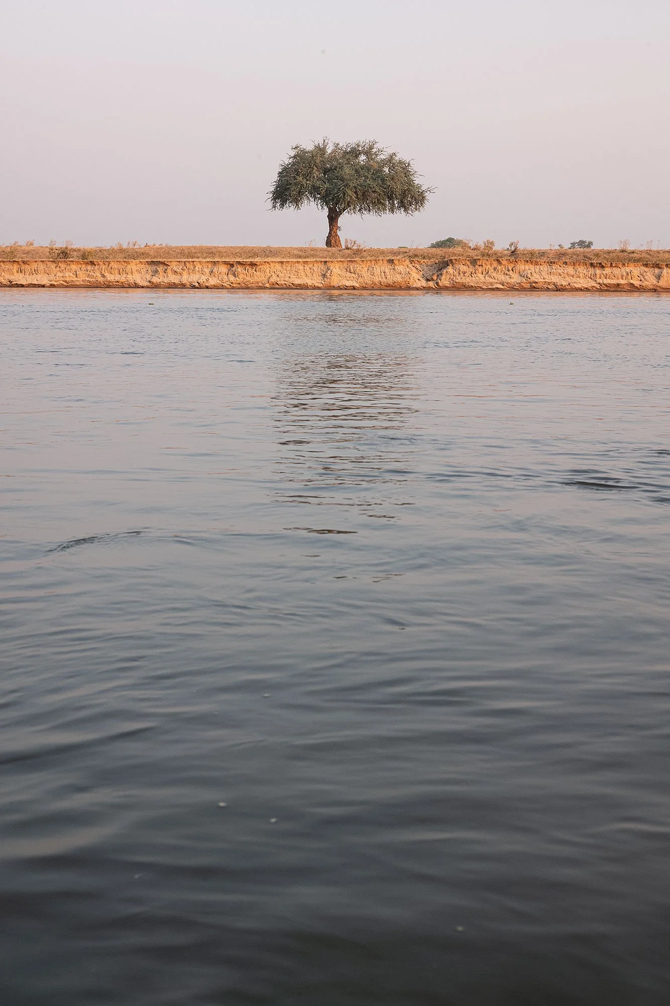 Canoing on the Lower Zambezi River. Mana Pools, Zimbabwe.