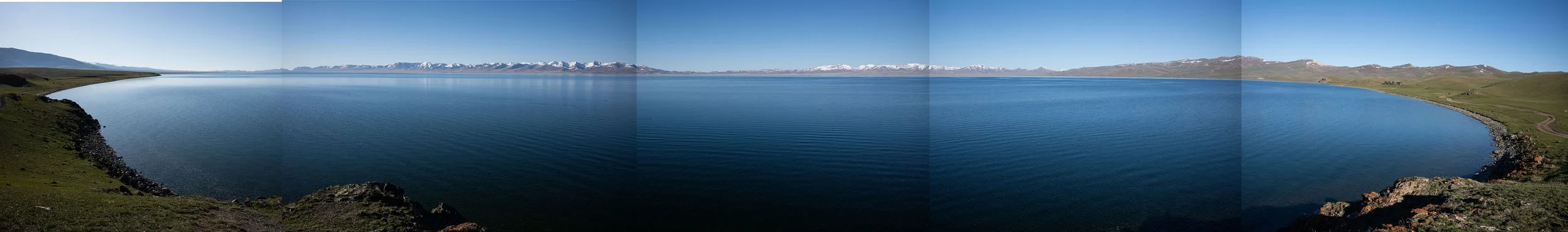 Sunrise. Song Kul Kyrgyzstan.