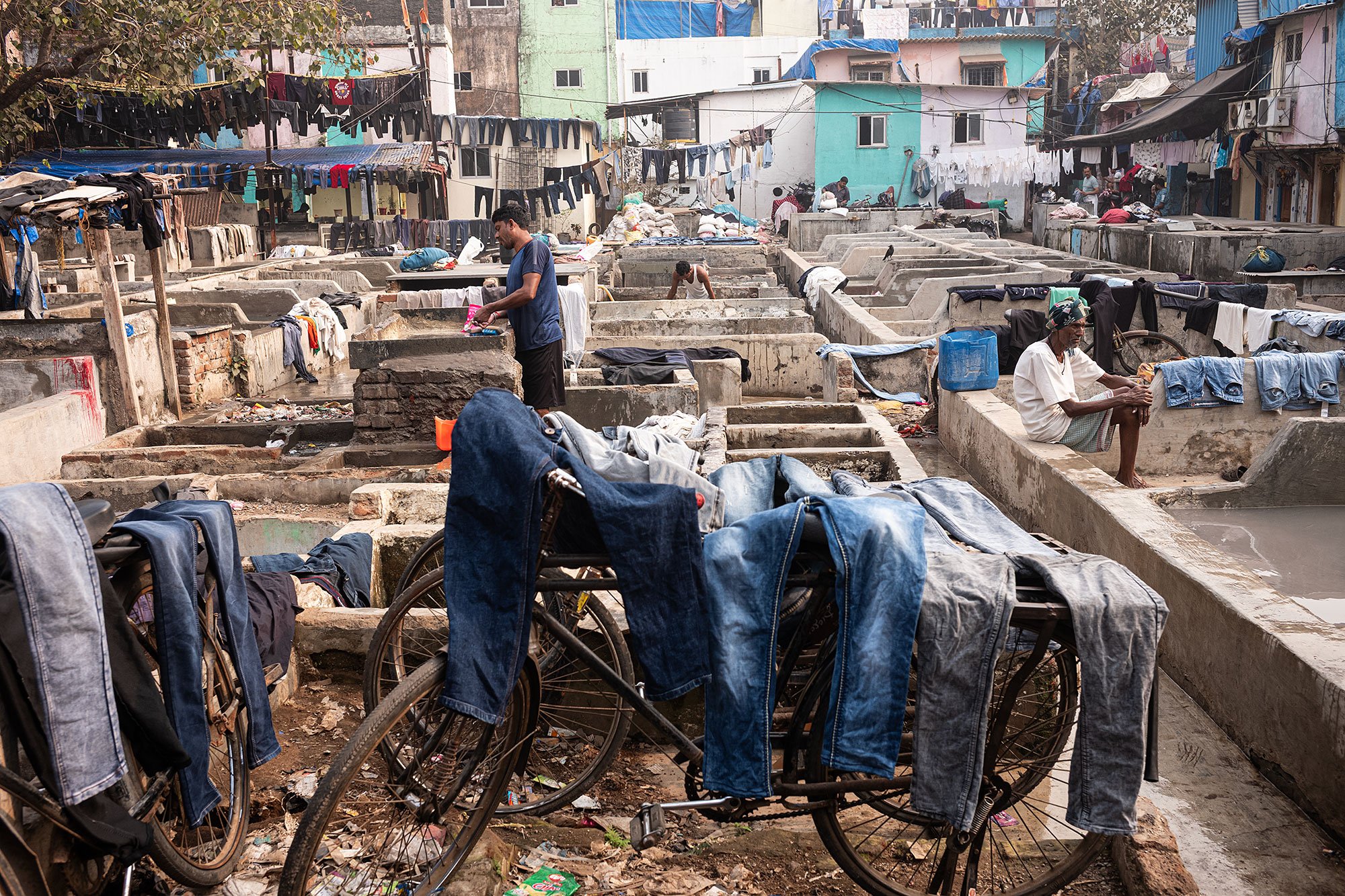 Dhobi Ghat. Mumbai, India.