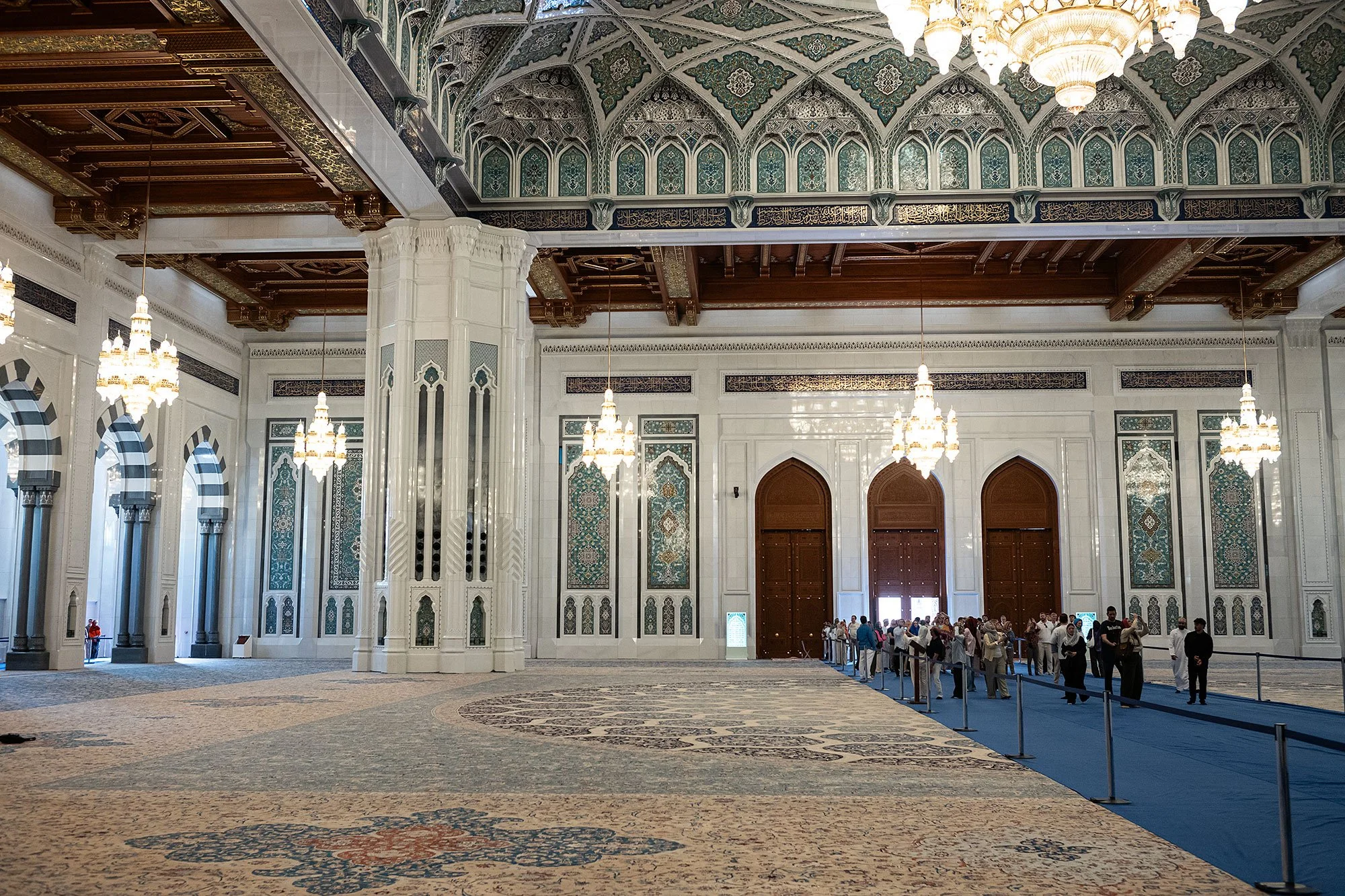Sultan Qaboos Grand Mosque. Muscat, Oman.