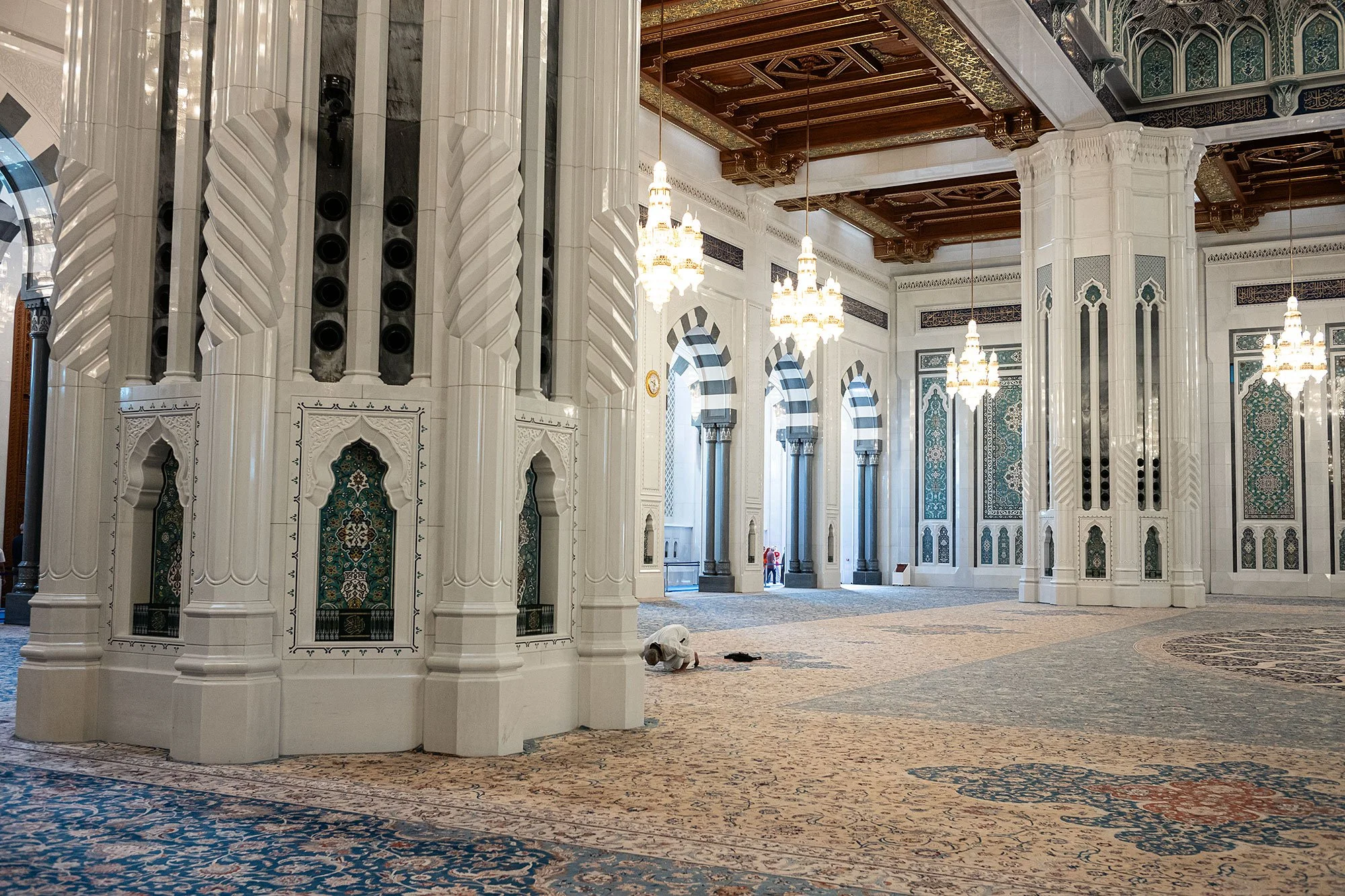 Sultan Qaboos Grand Mosque. Muscat, Oman.