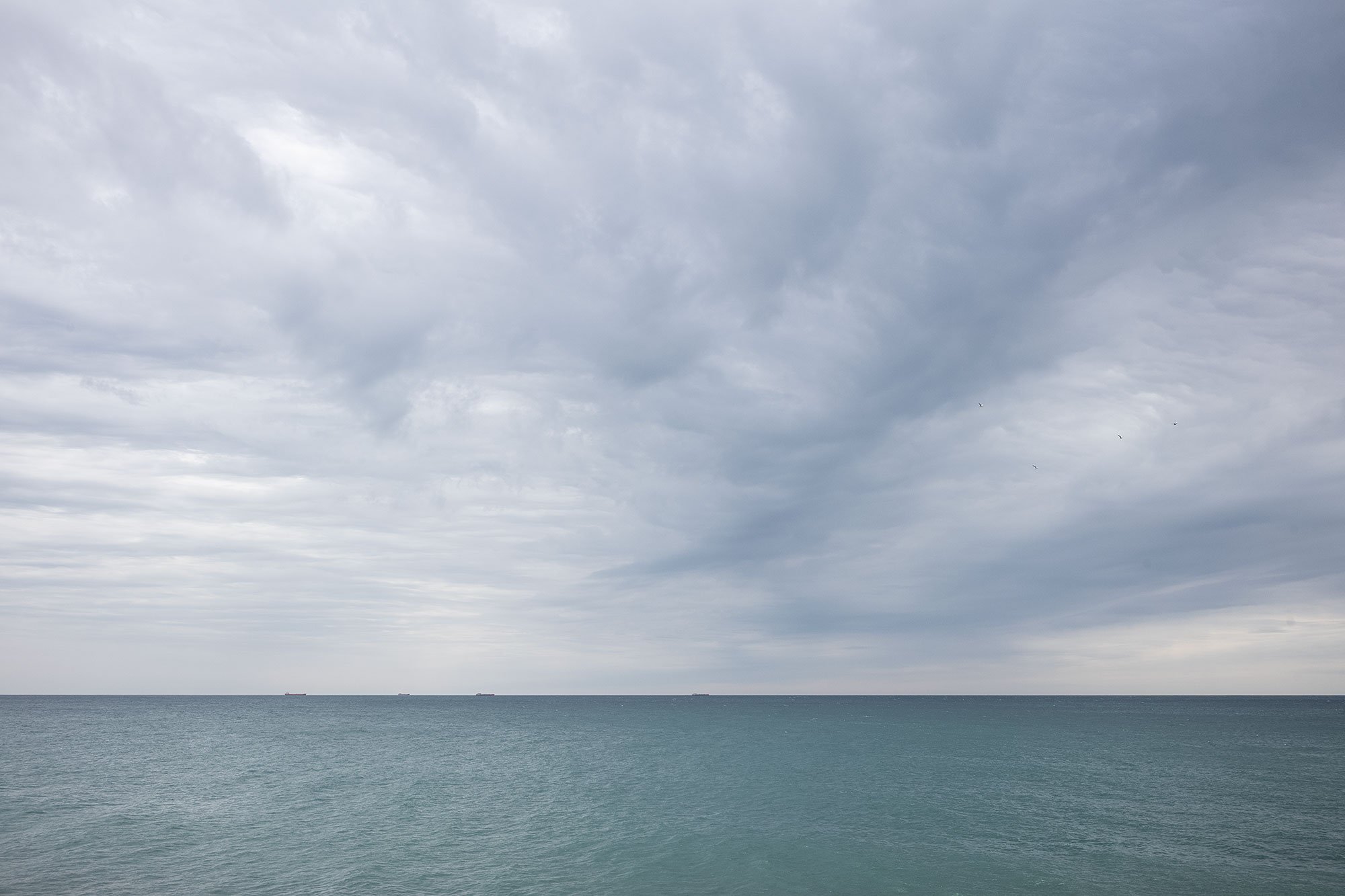 Caspian Sea. Aktau, Kazakhstan.