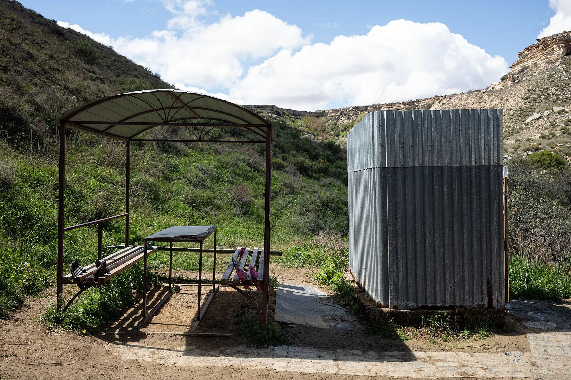 Sultan Epe spring. Manygstau, Kazakhstan.