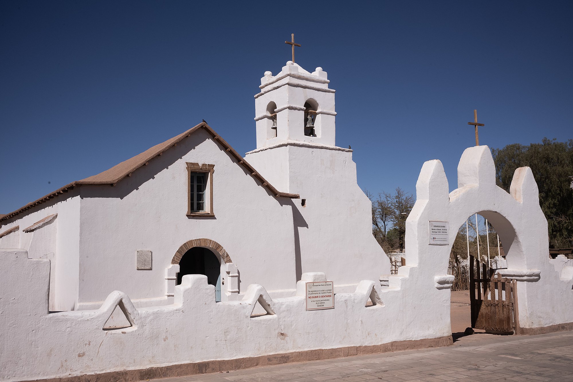 Iglesia San Pedro de Atacama, Chile.