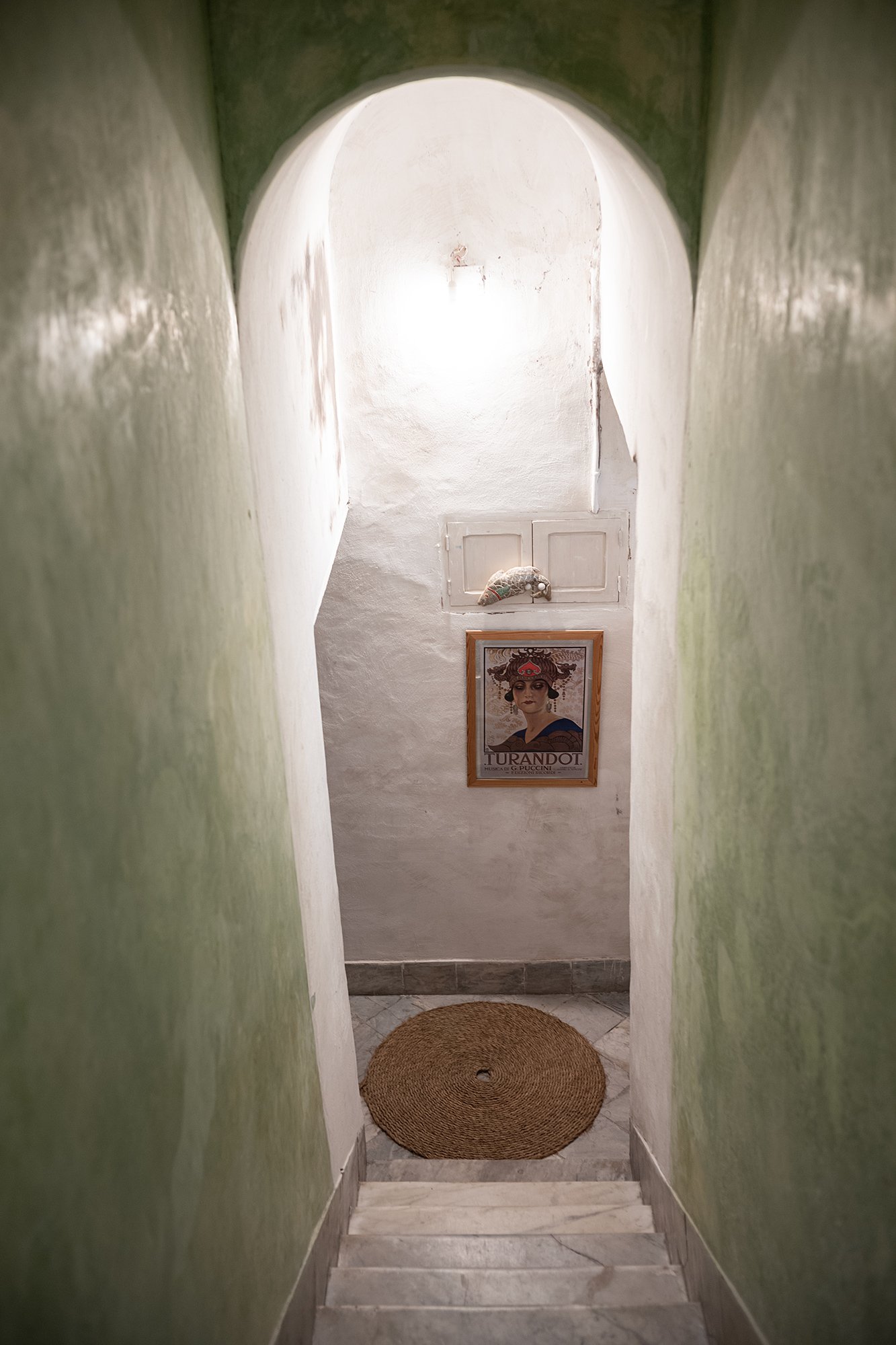 La Chambre Blue. Medina de Tunis, Tunisia