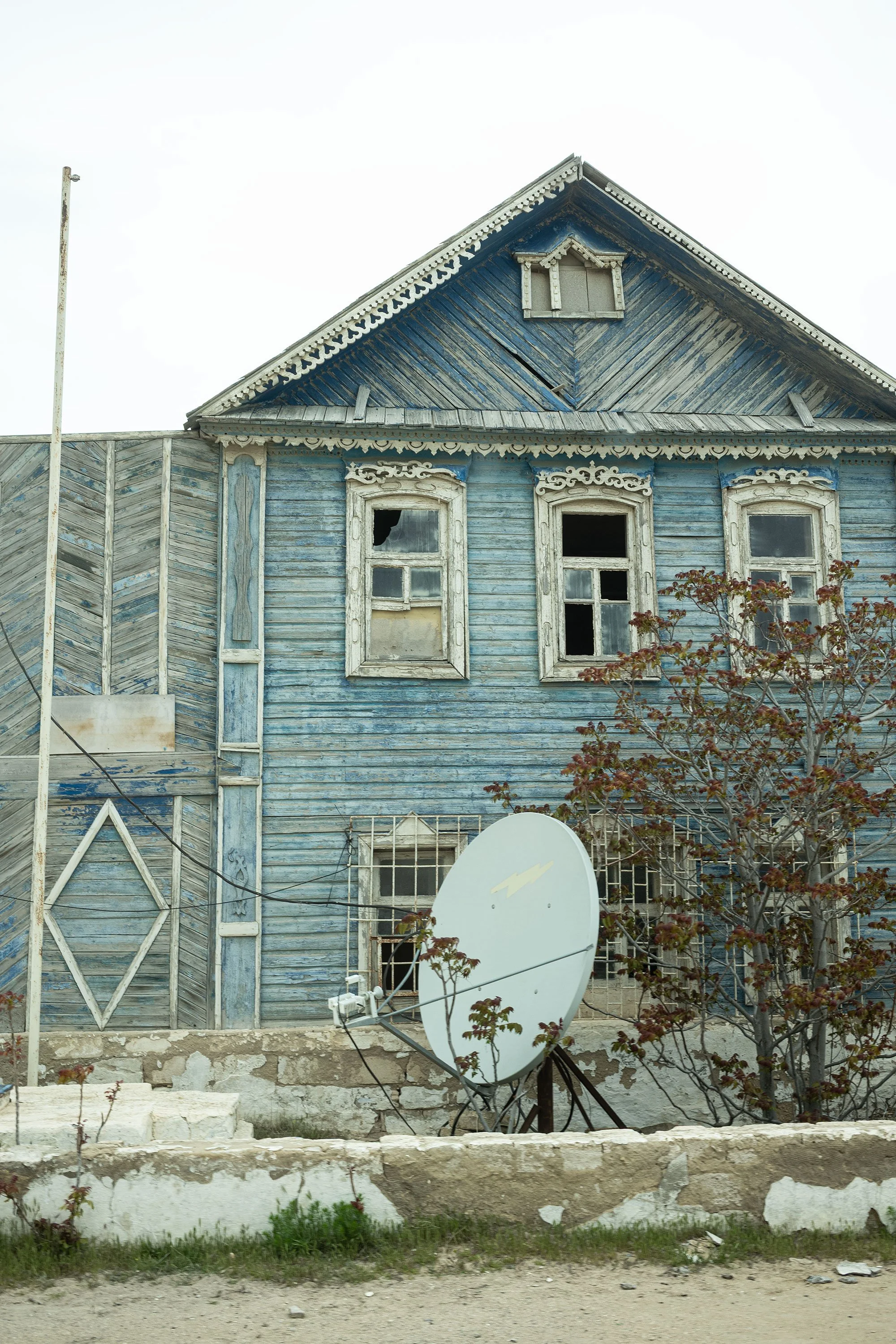 Old houses. Bautino, Mangystau, Kazakhstan.