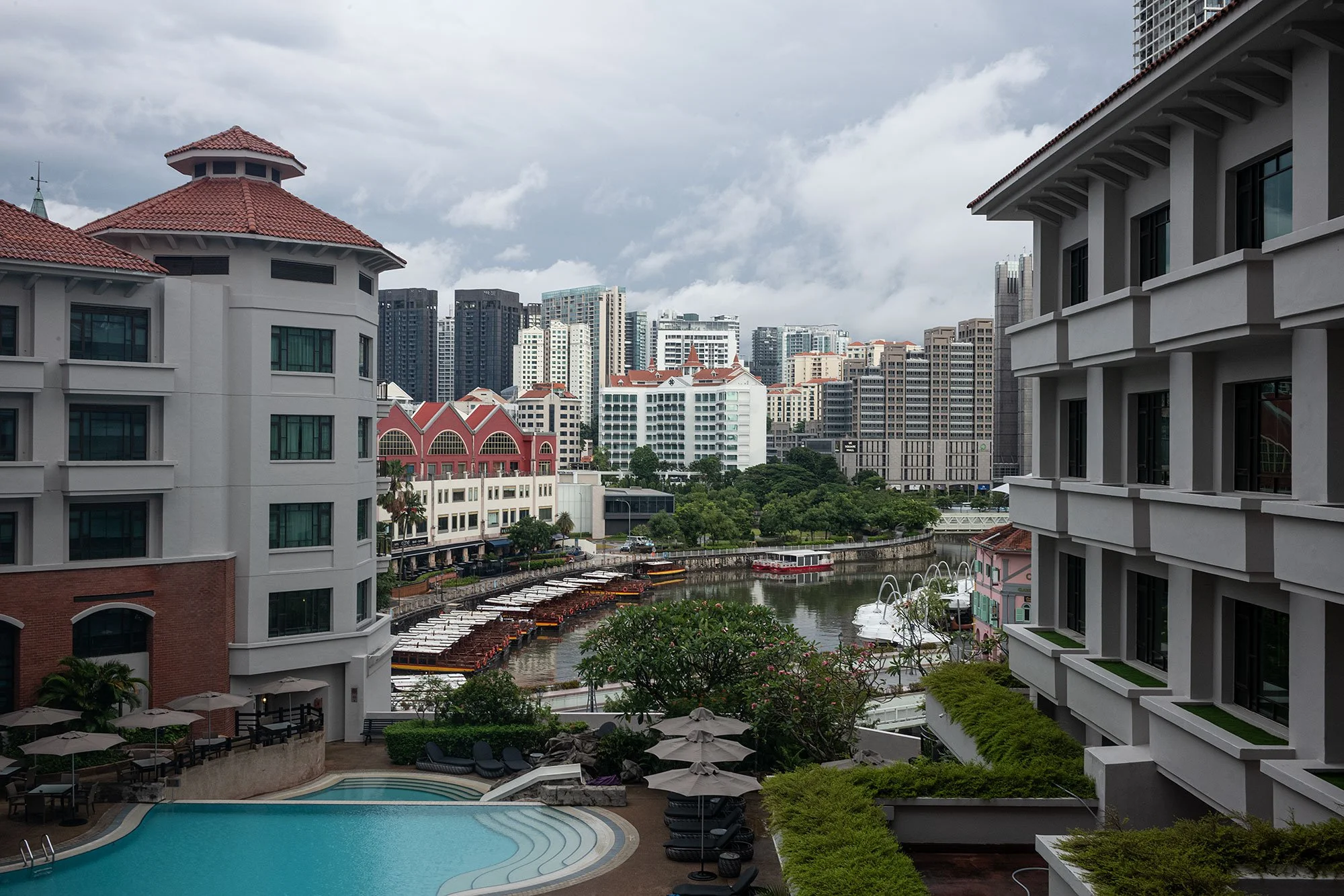 Clarke Quay Central from The Paradox, Singapore.