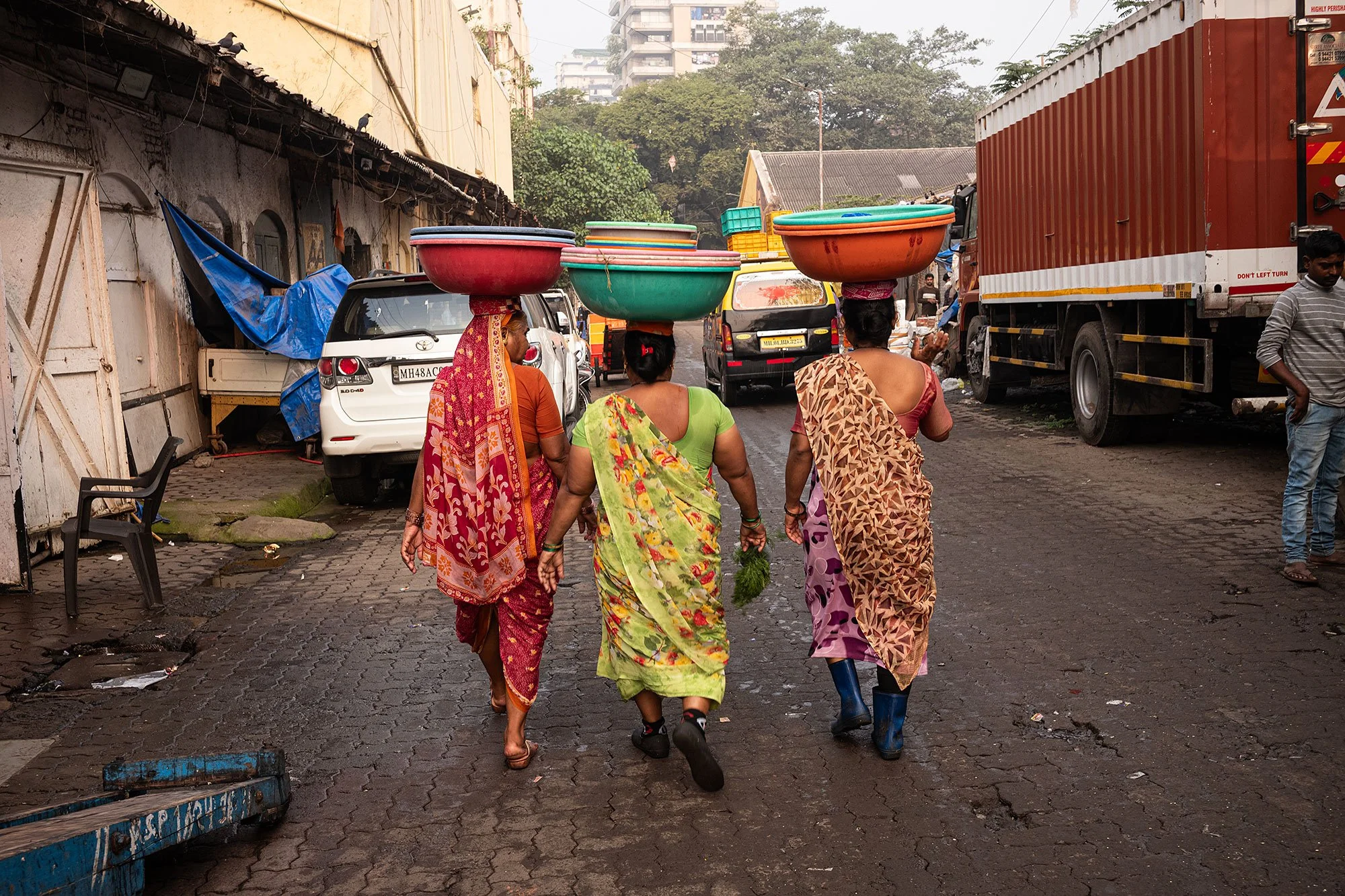 Sassoon Dock fish market. Mumbai, India.