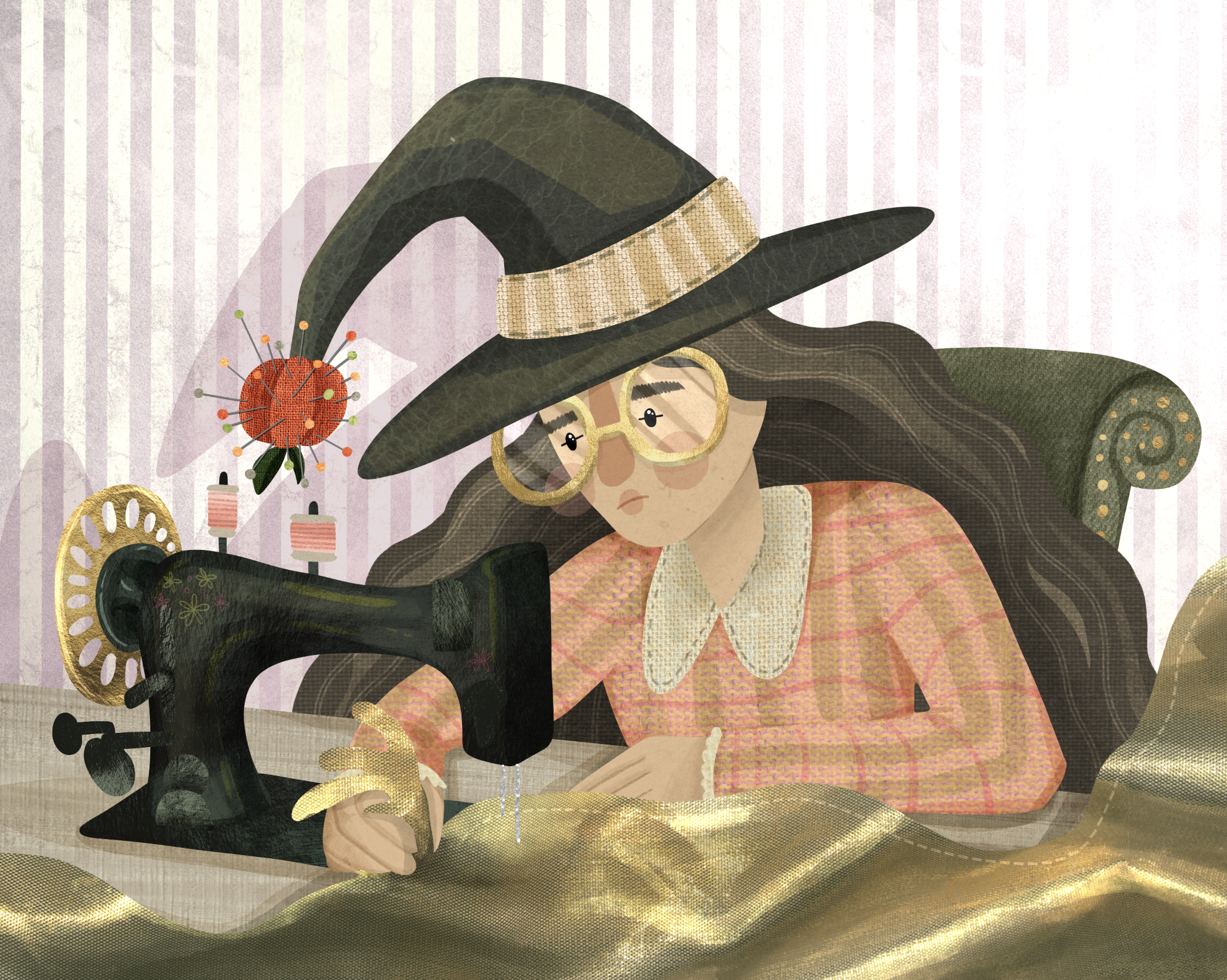 Witchtober Prompt - Seamstress Witch