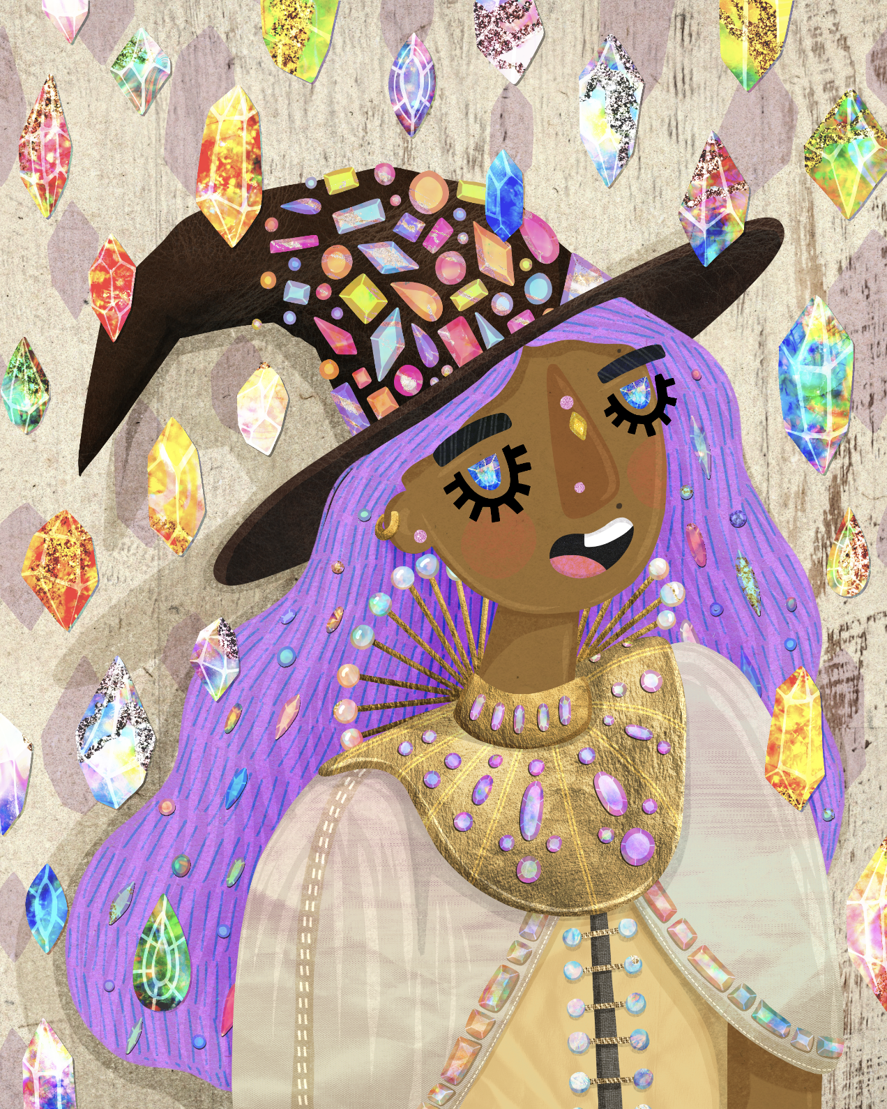 Witchtober Prompt - Gemstone Witch