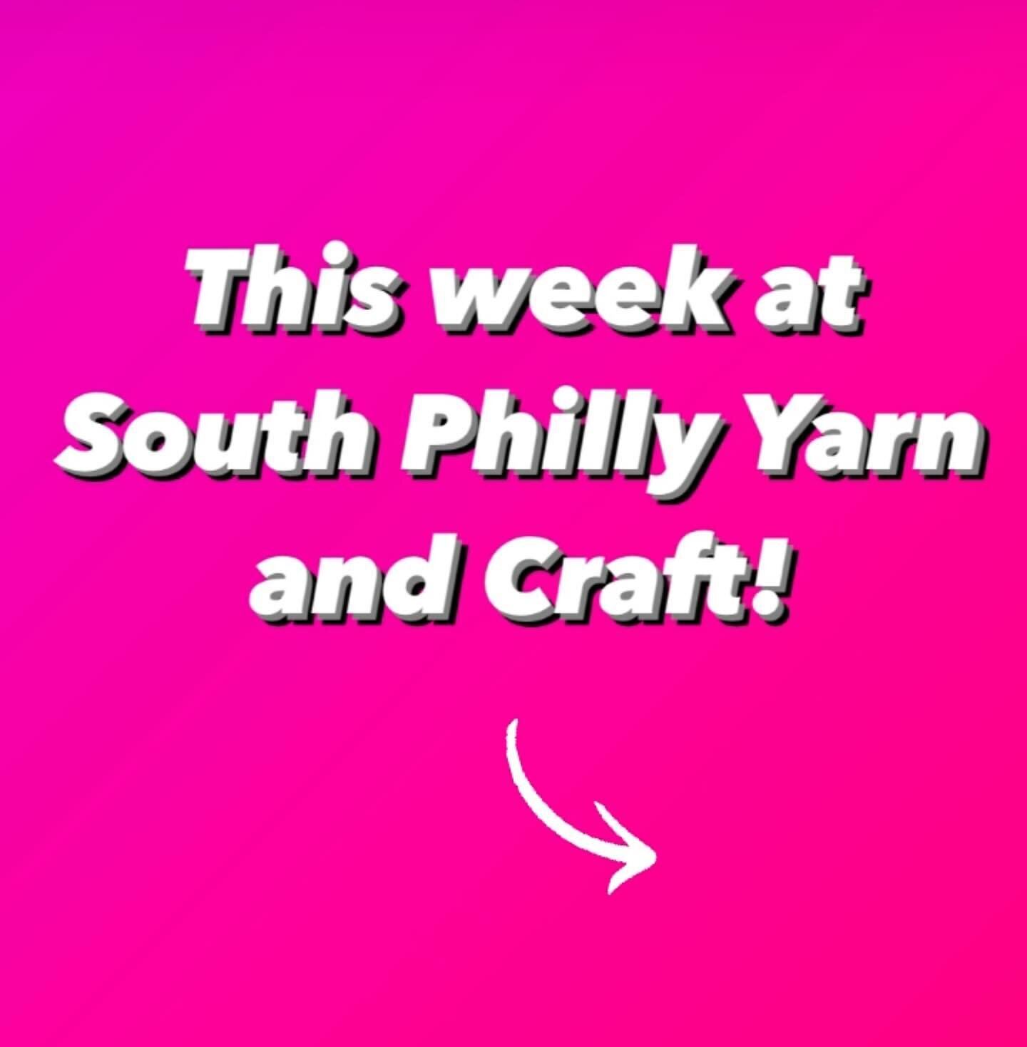 ⭐️Oooh what a week!⭐️

*Wednesday - April 3rd - Beginner Crochet! (Sign up link in bio or website) Only 2 classes available at the moment 

*Thursday - April 4th - it&rsquo;s my dang birthday! Let&rsquo;s pop some champagne, have some snacks, and mak