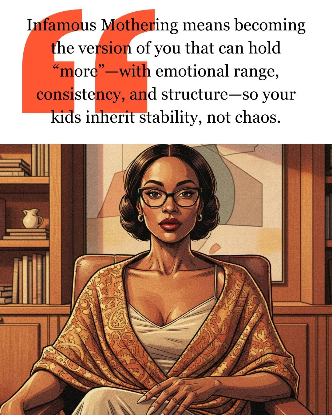 Hold on, Miss Legacy Shifter.

You keep saying you want more for your kids.
More access, stability, and opportunity.

But are you building the version of you that can manage more? We already know that next-level parenting requires money. But what els