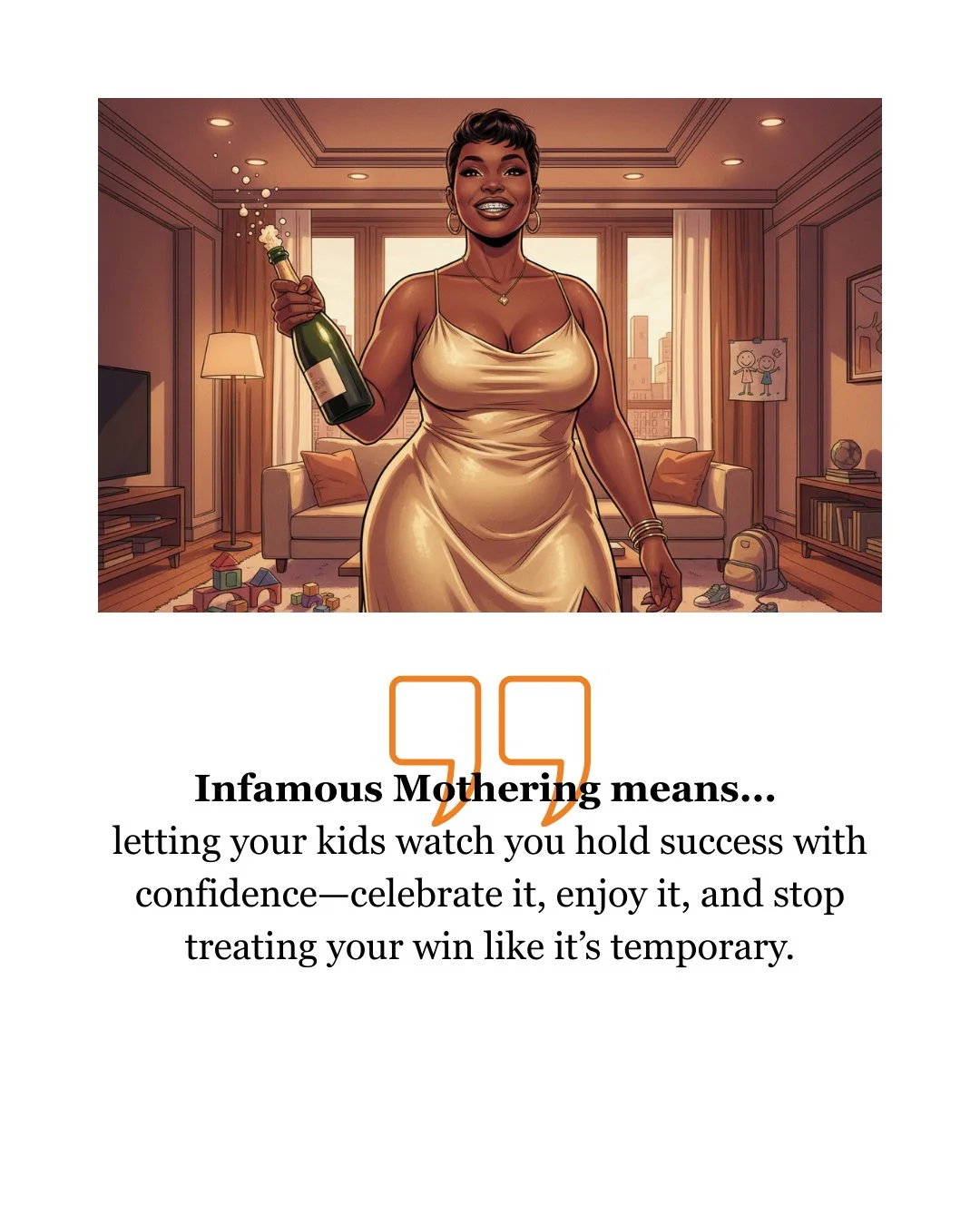 Hold on, Miss Legacy Shifter.

You finally reached a level you once prayed for. So why are you acting like it&rsquo;s temporary? Why are you downplaying it? Why are you already bracing for it to disappear?

Your kids are watching how you hold success