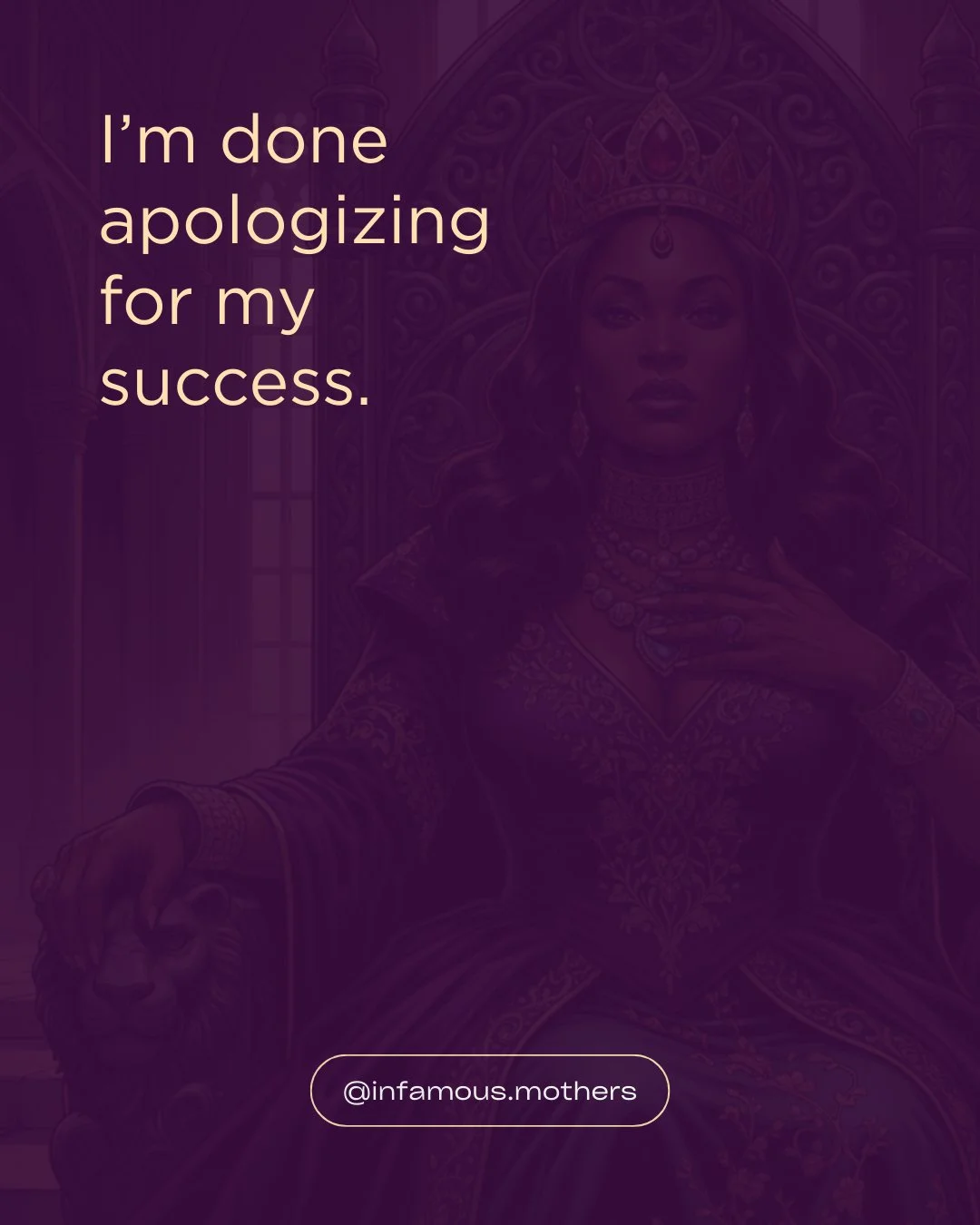 This week&rsquo;s pull from the Without Apology jar is this:
I&rsquo;m done apologizing for my success.

No more downplaying it.
No more &ldquo;I just got lucky.&rdquo;
No more pretending it&rsquo;s smaller than it is.

Sis, You worked for this.
You 