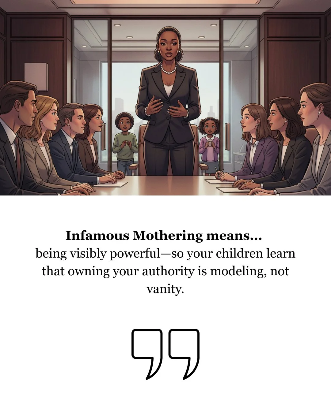 Hold on, Miss Legacy Shifter.

You tell your kids to be bold.
To speak up.
To stand tall.
To believe in themselves.

But when it&rsquo;s your turn to be visible?
You soften your voice.
You over-explain.
You play smaller than your r&eacute;sum&eacute;