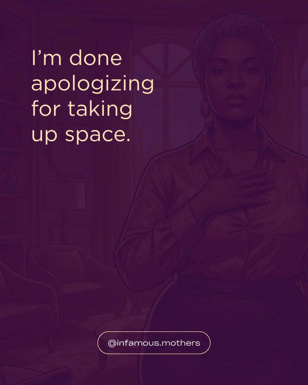 This week&rsquo;s pull from the Without Apology jar is this:
I&rsquo;m done apologizing for taking up space.

No more shrinking your voice.
No more adding disclaimers.
No more softening your wins so they&rsquo;re easier to swallow.

You earned your s