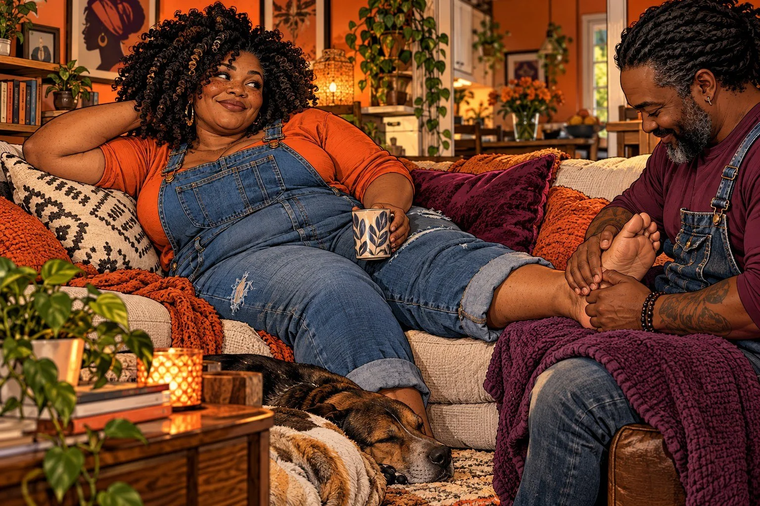 Girl. They Offered. Give Them the Feet.