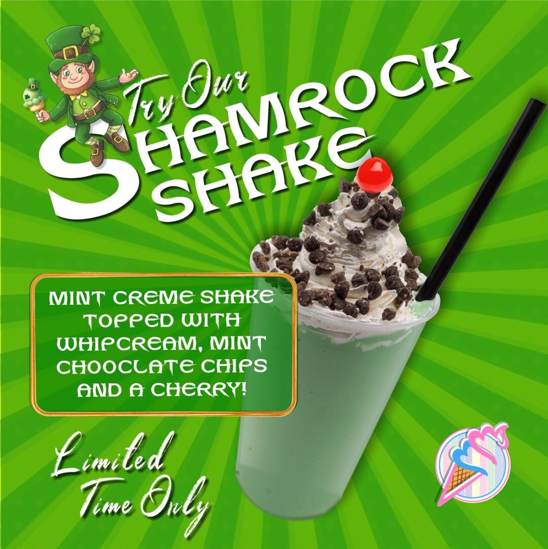 March is here, and that means a new monthly special!
Try our Shamrock inspired treats for a limited time to celebrate spring! 🍦🍀

#london #londonontario #icecream #yummy #ldnont #merlamaeicecream #ldn #ldnontario #merlamae #icecreamlover #icecreamt
