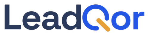 LeadQor logo, community sponsor of Merla-Mae's National Ice Cream Day