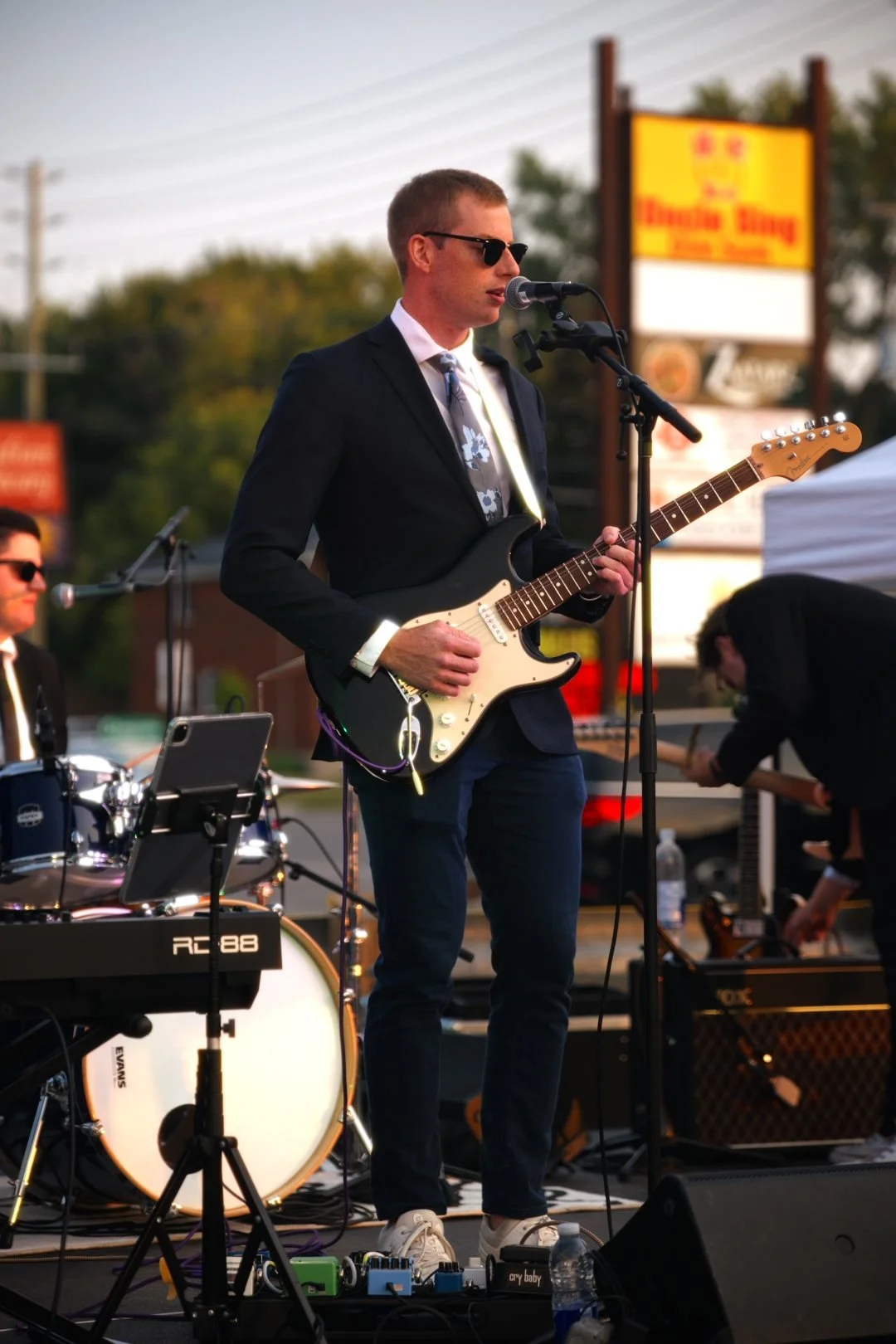 Turning Corners on the outdoor stage at National Ice Cream Day 2026, Merla-Mae in London, Ontario