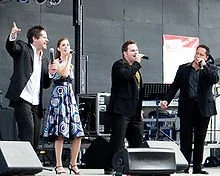The Essentials, the a cappella group that got their start singing in the Merla-Mae Ice Cream parking lot, performing on stage