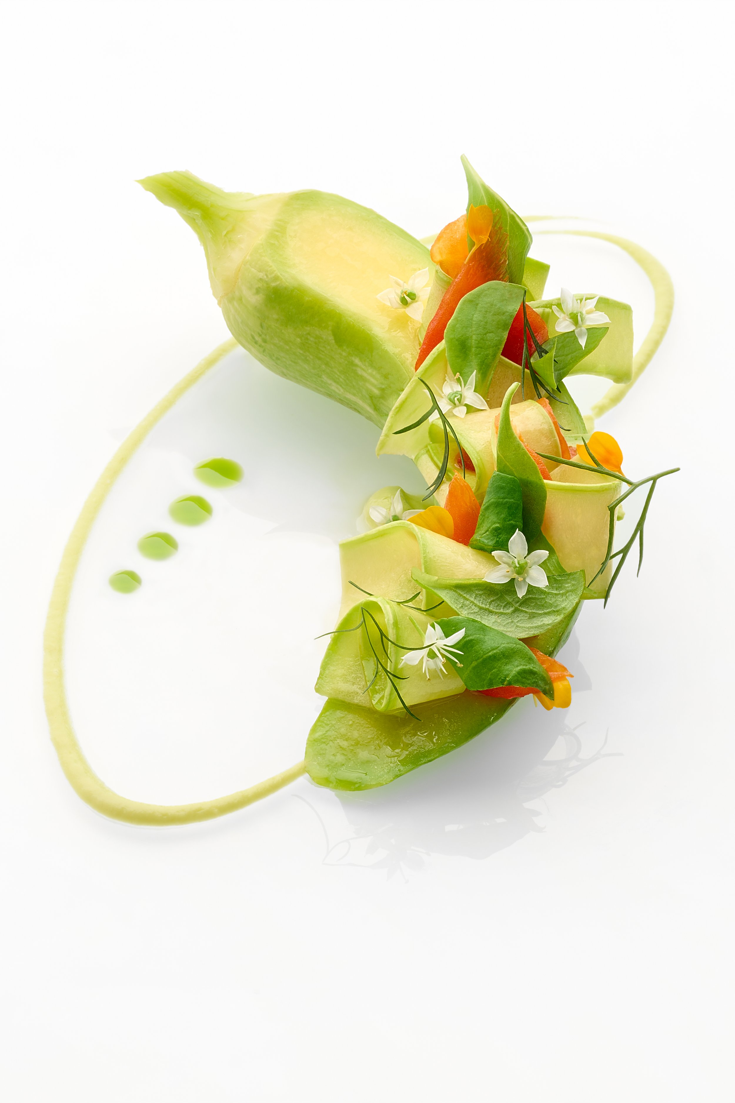 JAAN by Kirk Westaway (Summer Menu) - Violin Courgette (Close Up).jpg