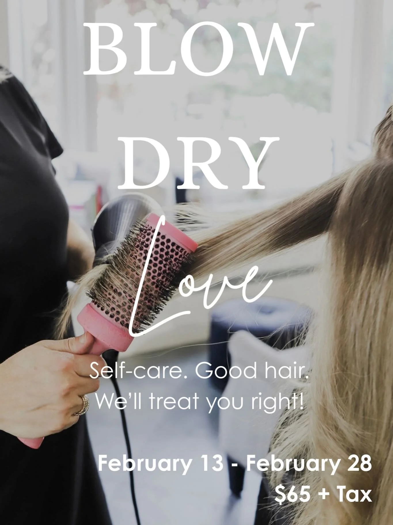 We believe Valentine&rsquo;s plans start with YOU. Because self-care + good hair = the perfect love story&hellip;💕

Let us take care of you with this special offer that includes:

✨ Sparkling bevy on arrival
✨ Oribe conditioning mask indulgence 
✨ B