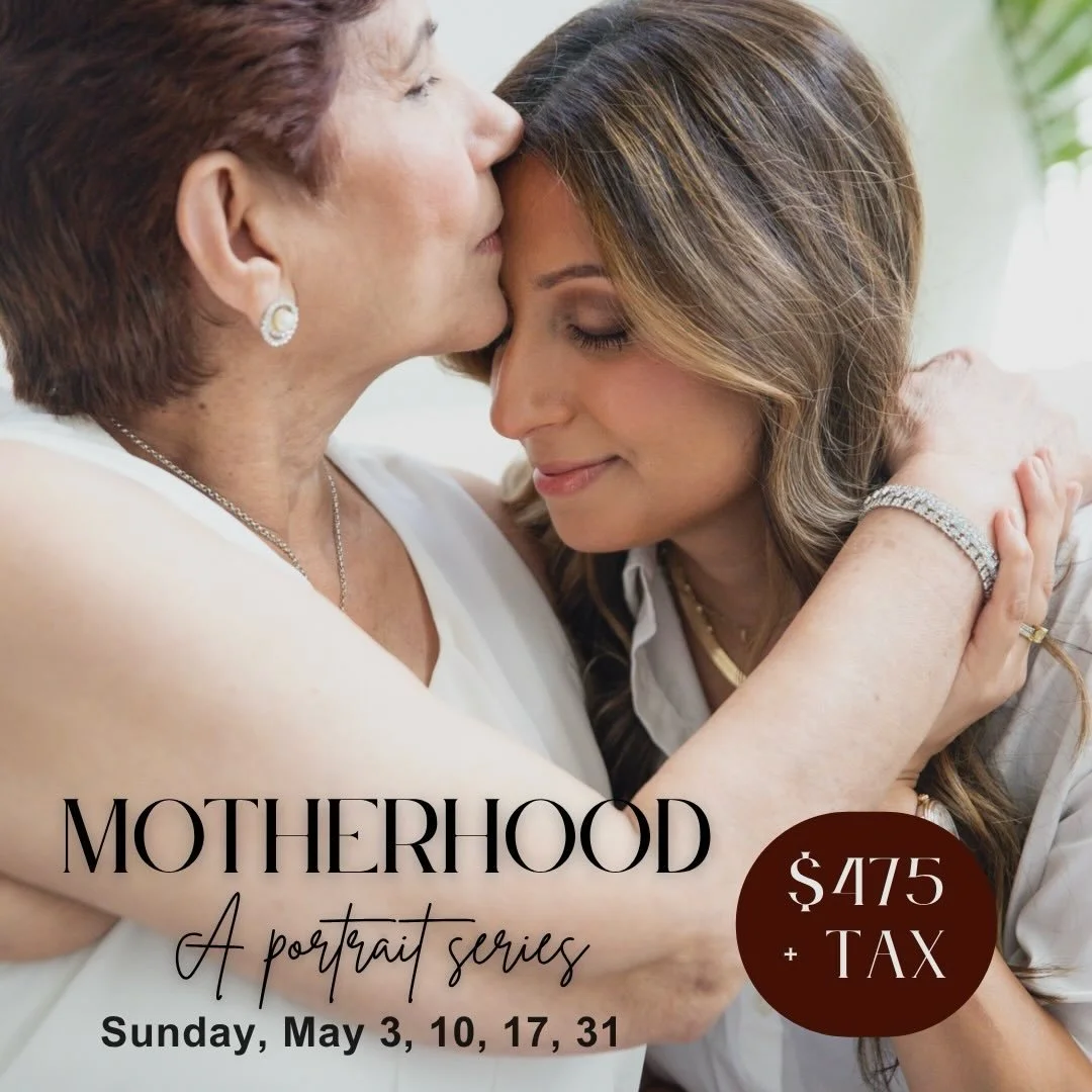 May is nearing and it&rsquo;s a beautiful reminder of the strength, grace, and quiet power that women carry, whether you&rsquo;re mothers, mentors, or both.

I&rsquo;m honored to be hosting my annual Motherhood portrait series, dedicated to capturing