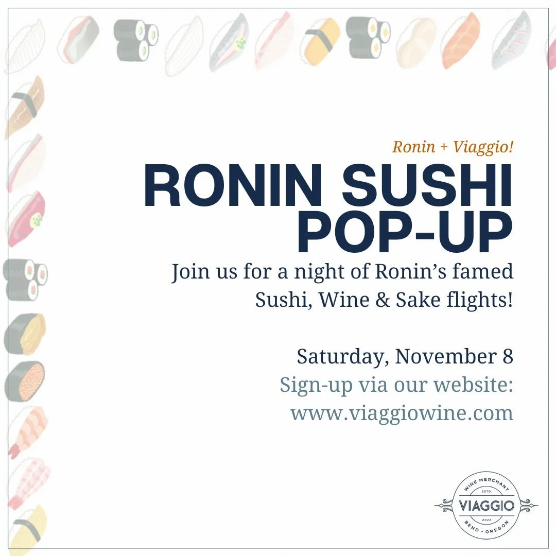 Ronin Sushi and Viaggio Wine Merchant