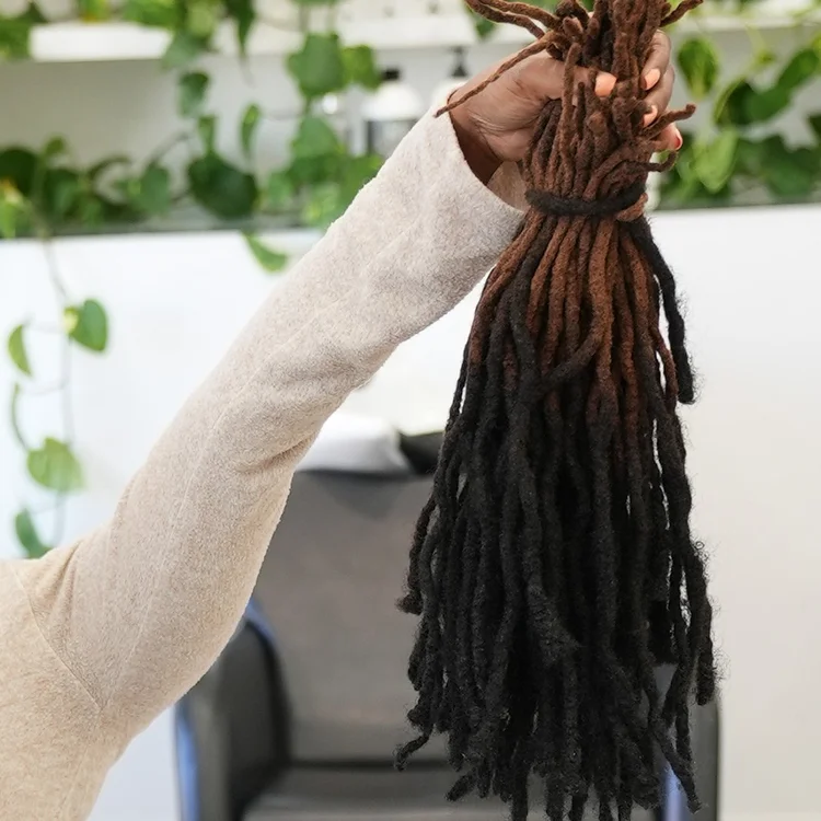Locs after a big chop at Adrian Fanus Grooming, Bushwick Brooklyn