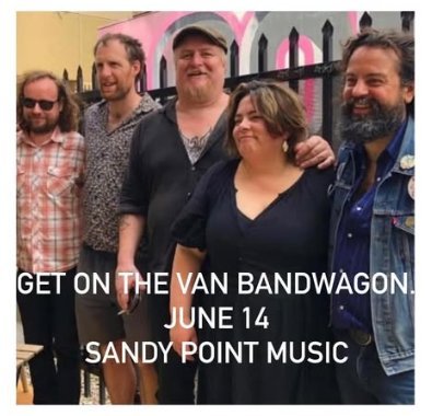ONLY 2 MORE SLEEPS ...
Last chance to book that ticket.  Van Walker and his band are playing at Sandy Point this coming Saturday 14th June. Love to see you there.

SATURDAY June 14th 
Where: Sandy Point Community Centre
When: Doors Open &ndash; 7.15 
