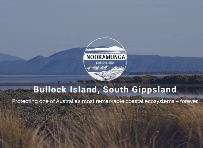 A second conservation purchase in Corner Inlet is a major win for our coastal saltmarshes - 

Lying within Corner Inlet - a wetland of international importance under the RAMSAR Convention - the 72-ha Bullock Island was offered for sale earlier this y