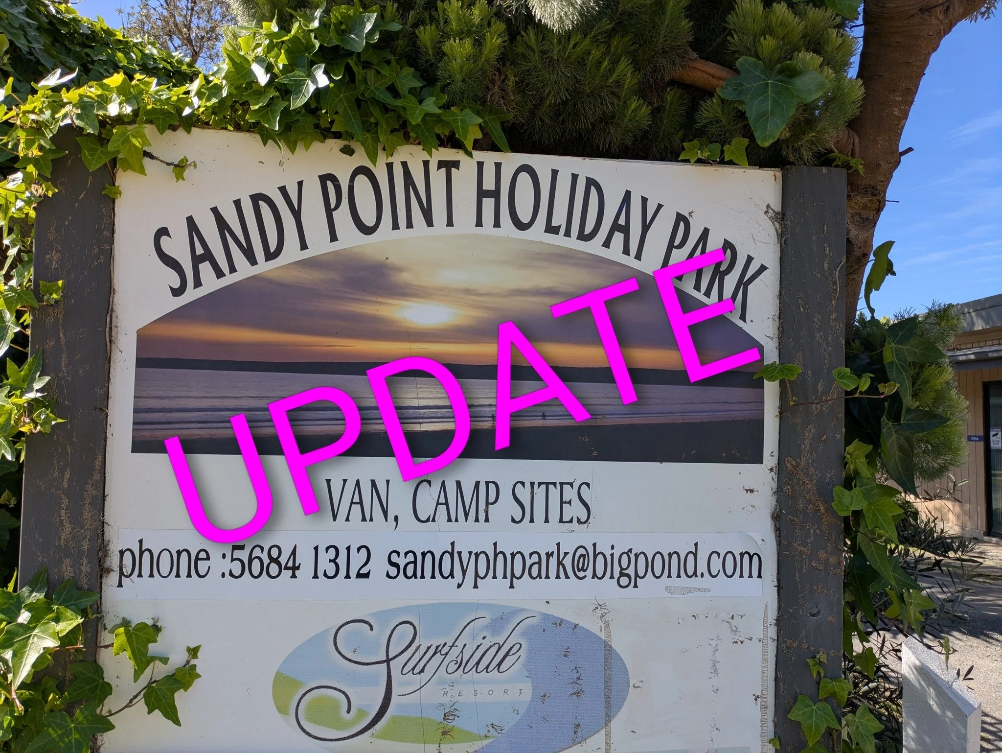 Our ongoing advocacy ...
Sandy Point Community Group (SPCG) Vice President David Skipper recently presented to South Gippsland Shire Council at a Planning Application Hearing on the SPCG position regarding the proposed Caravan Park subdivision. The a